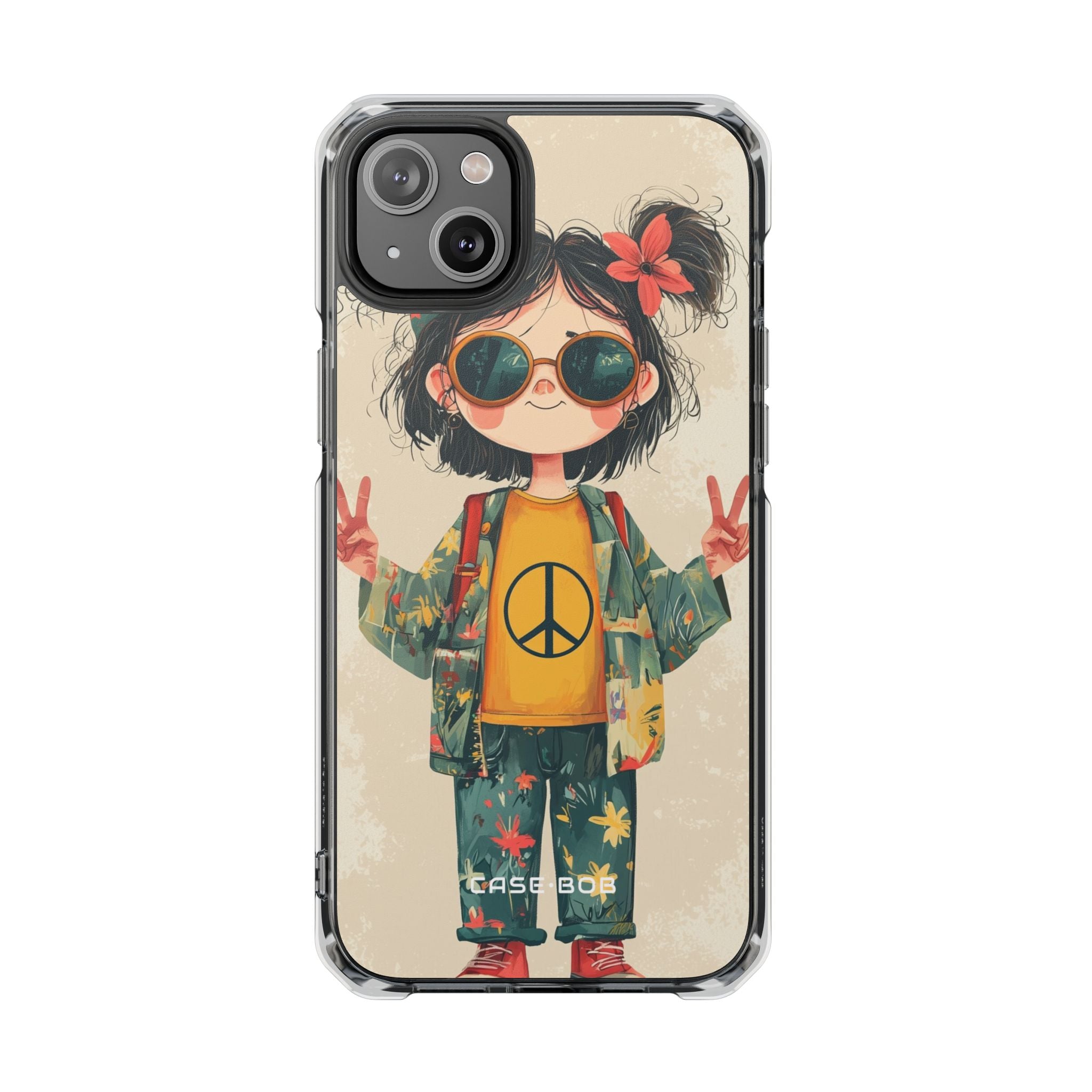 Peace Pigtails iPhone 14 Plus Case - Impact