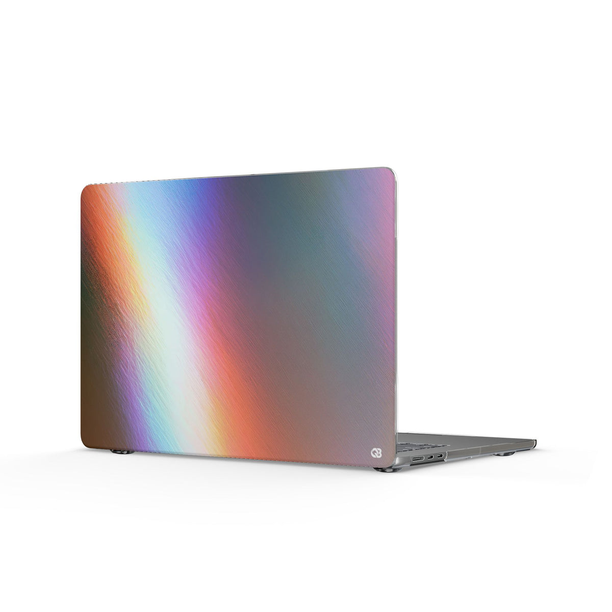 Prismatic Ray · Clear Hard Case for MacBook · Blue