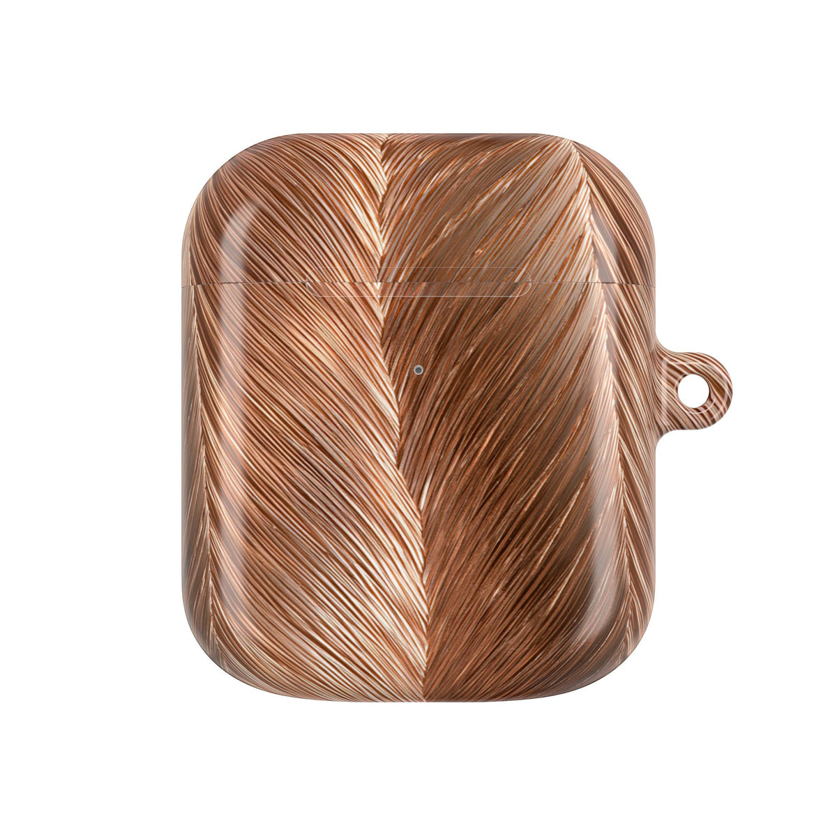 Rose Gold Weave · Hard Case for AirPods & AirPods Pro · Brown