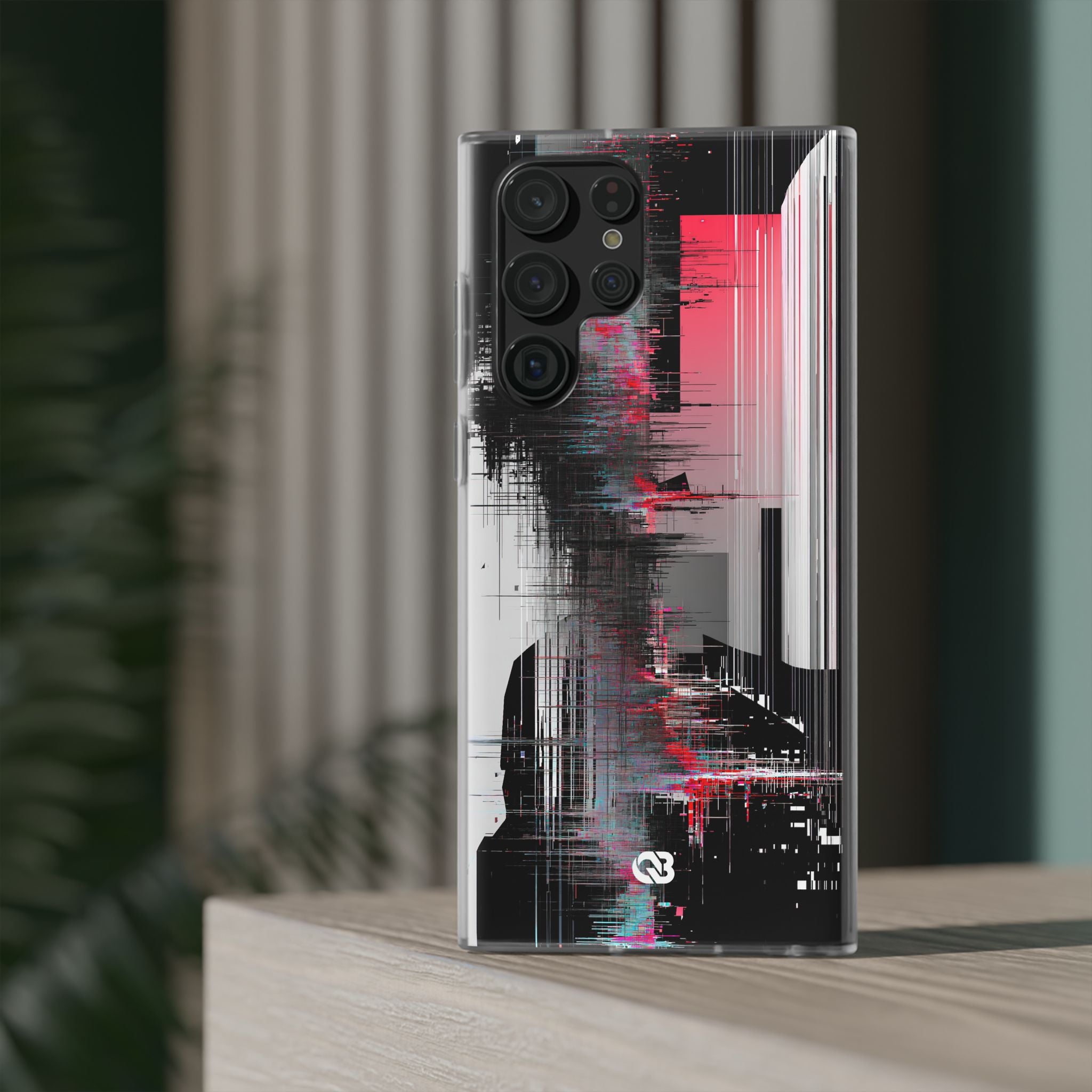 Black Lite Phone Case for Samsung - Crimson Data Leak
