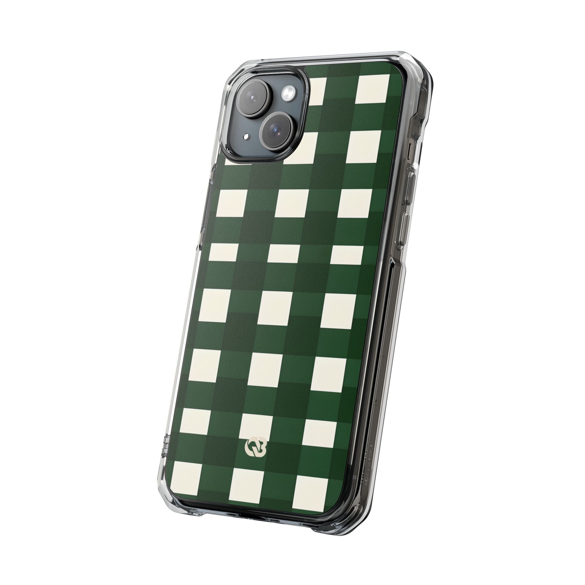 Hunter Green Rutig · Impact Mobilskal för iPhone · Magsafe