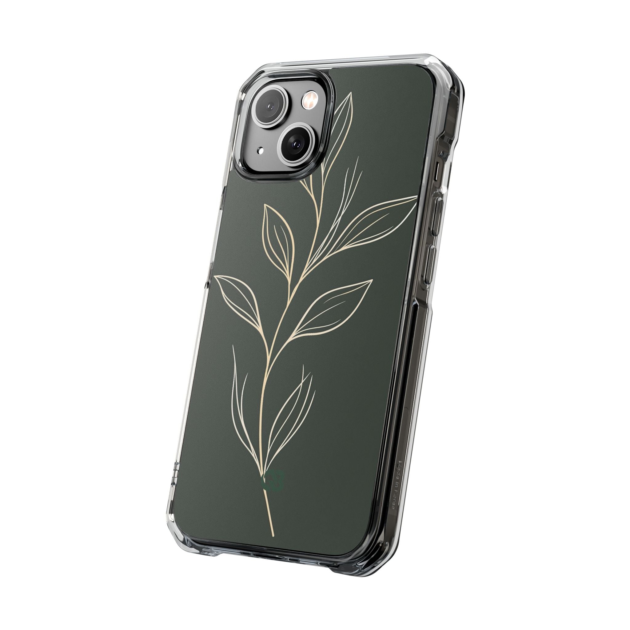 Green Impact MagSafe Phone Case for iPhone - Deep Moss Willow