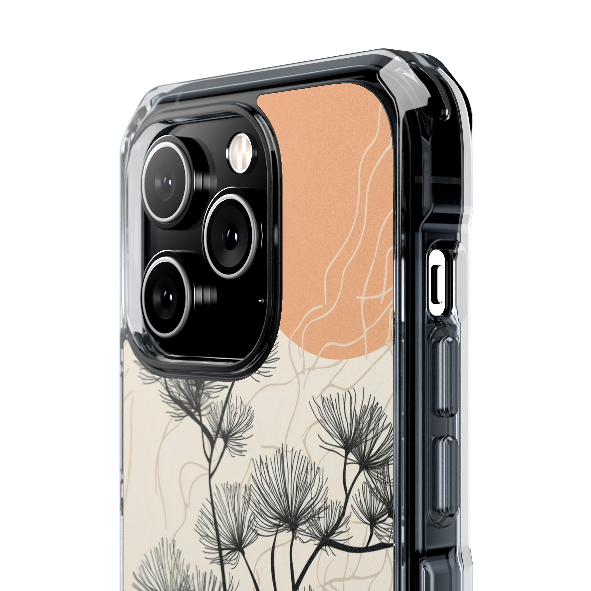 Spiky Tree Sunset iPhone 14 Pro Skal - Impact