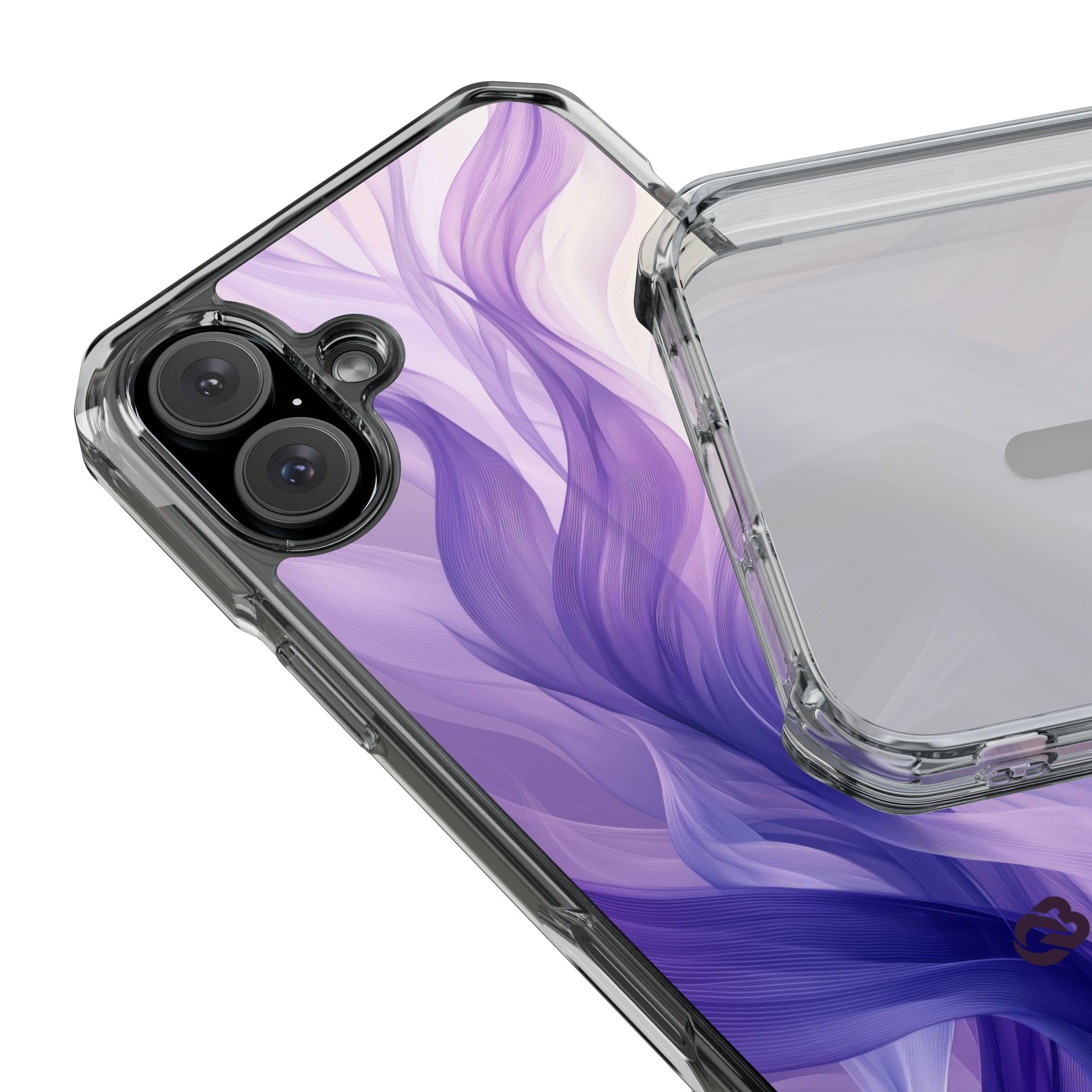 Amethyst Silk Waves · Impact Phone Case for iPhone · Magsafe