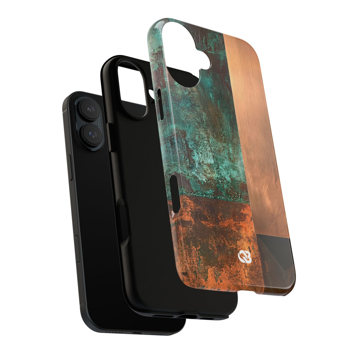 Oxidized Copper Patina · Tough Phone Case for iPhone · Green