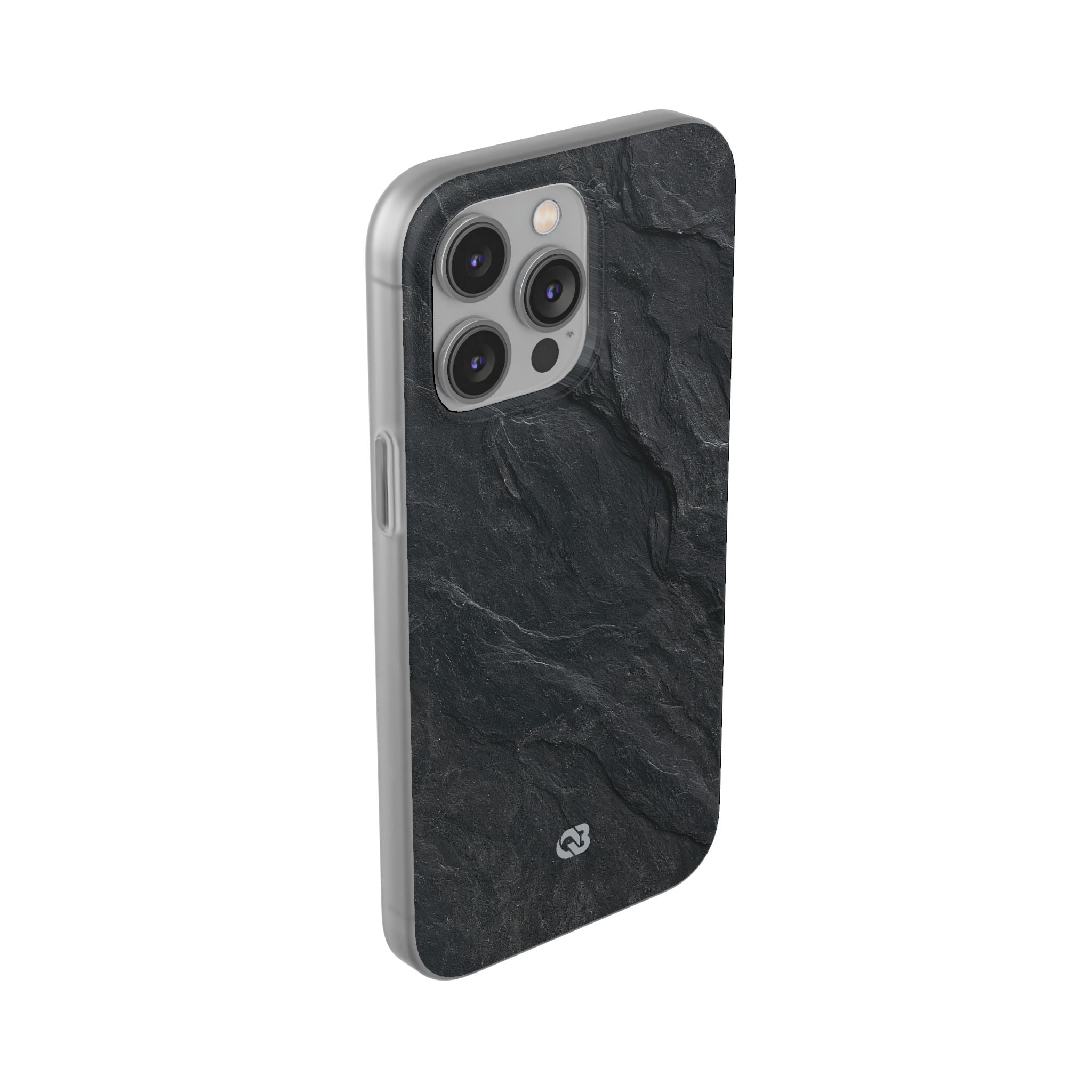 Black Lite Phone Case for iPhone - Midnight Slate Ridge