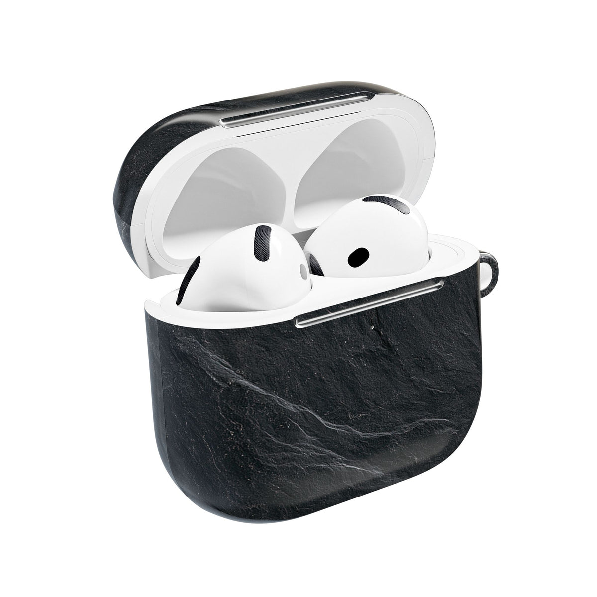 Dark Slate Strata · Hard Case for AirPods & AirPods Pro · Black