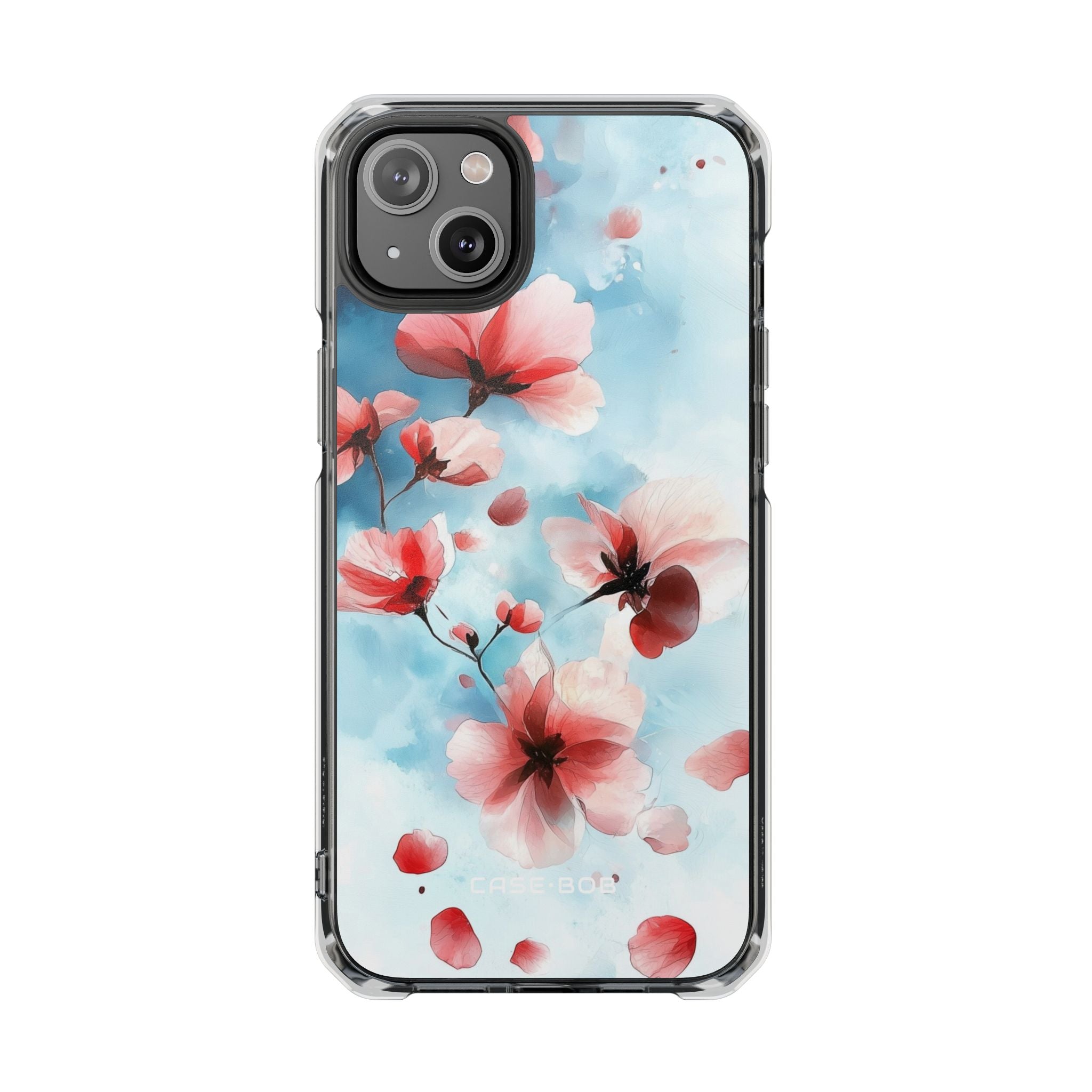 Pink Blossom Drift iPhone 14 Plus Case - Impact