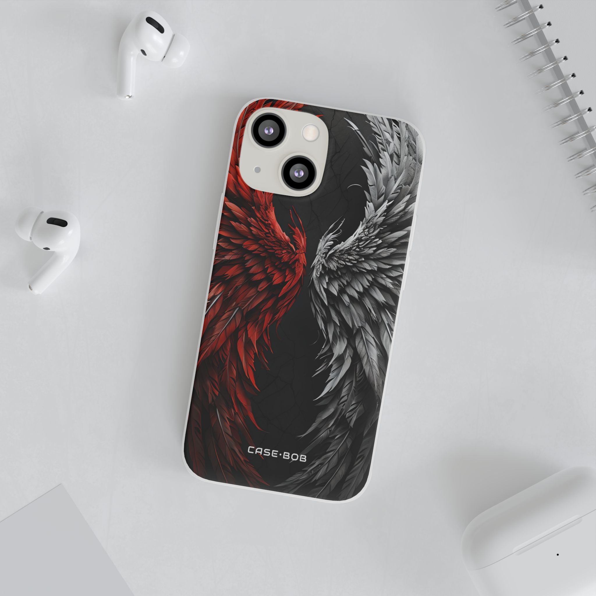 Crimson White Wings iPhone 13 mini Case - Soft