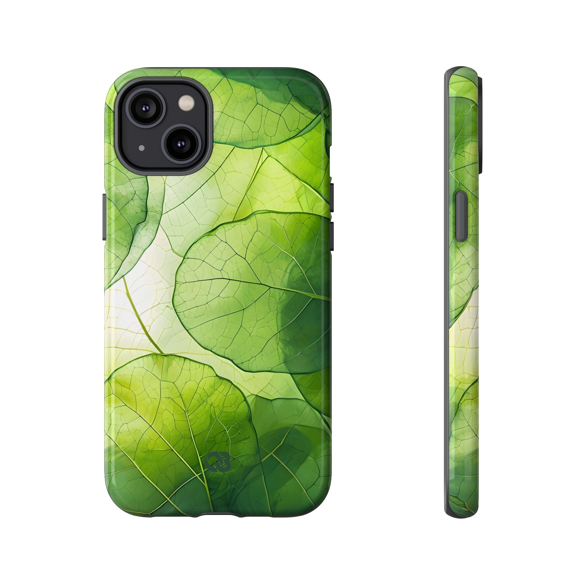 Emerald Leaf Veins · Tough Phone Case for iPhone
