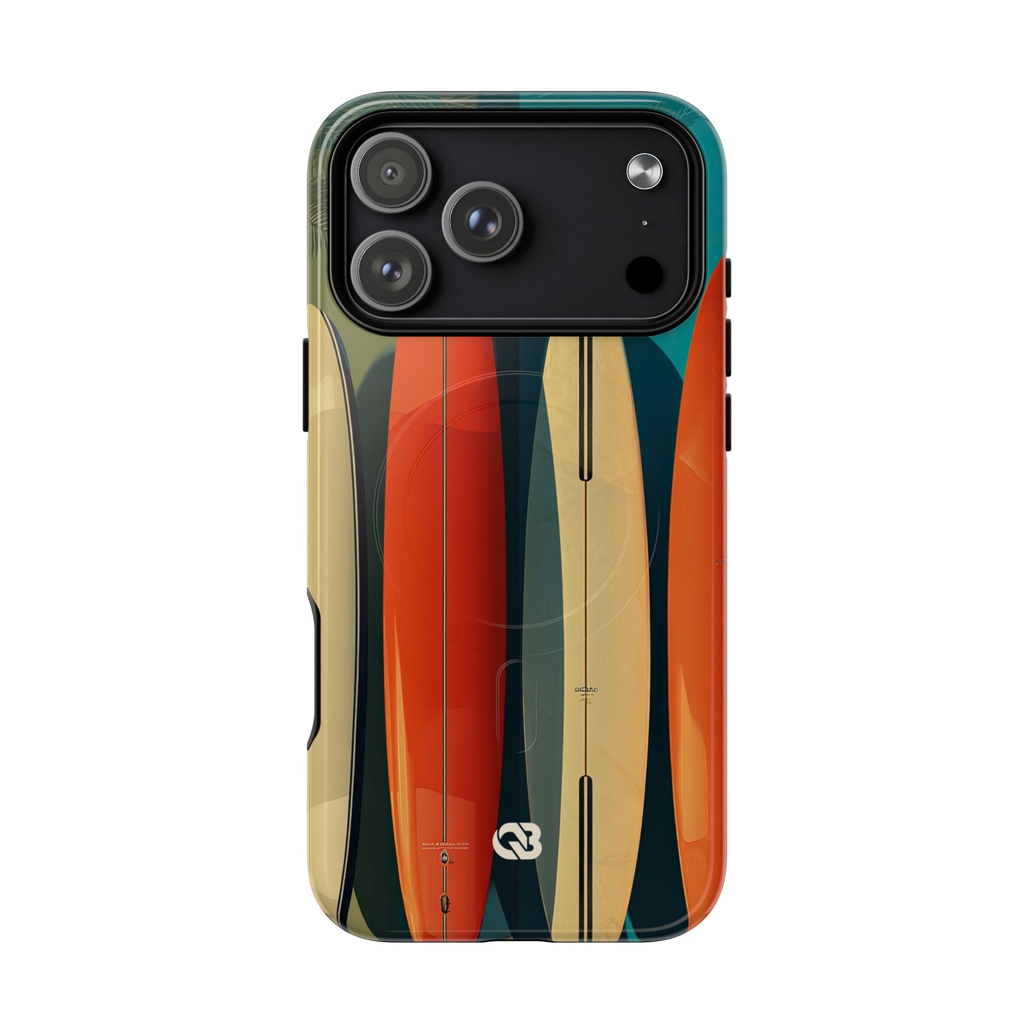 Teal Coast Lineup · Tough+ Coque de téléphone pour iPhone · MagSafe