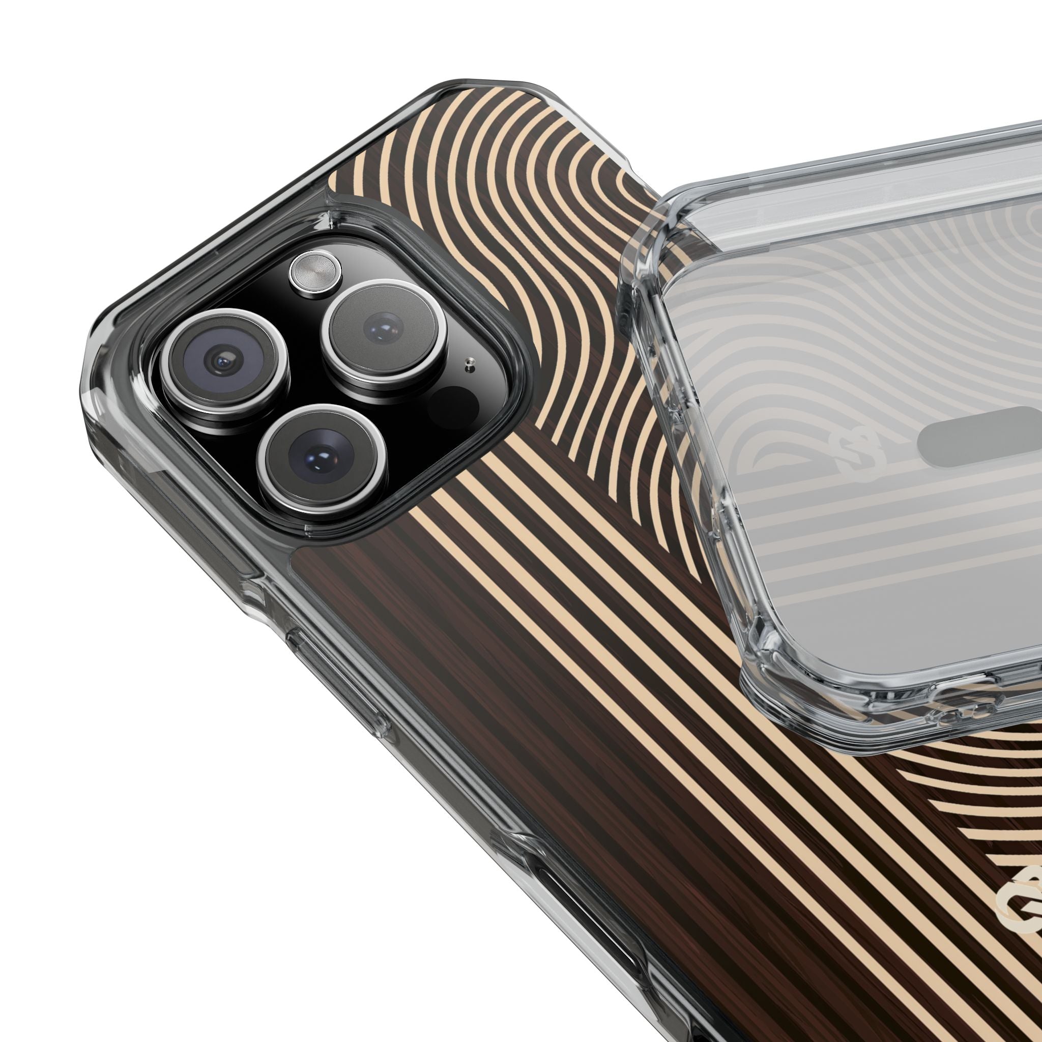 Brown Impact MagSafe Phone Case for iPhone - Espresso Sand Ridge