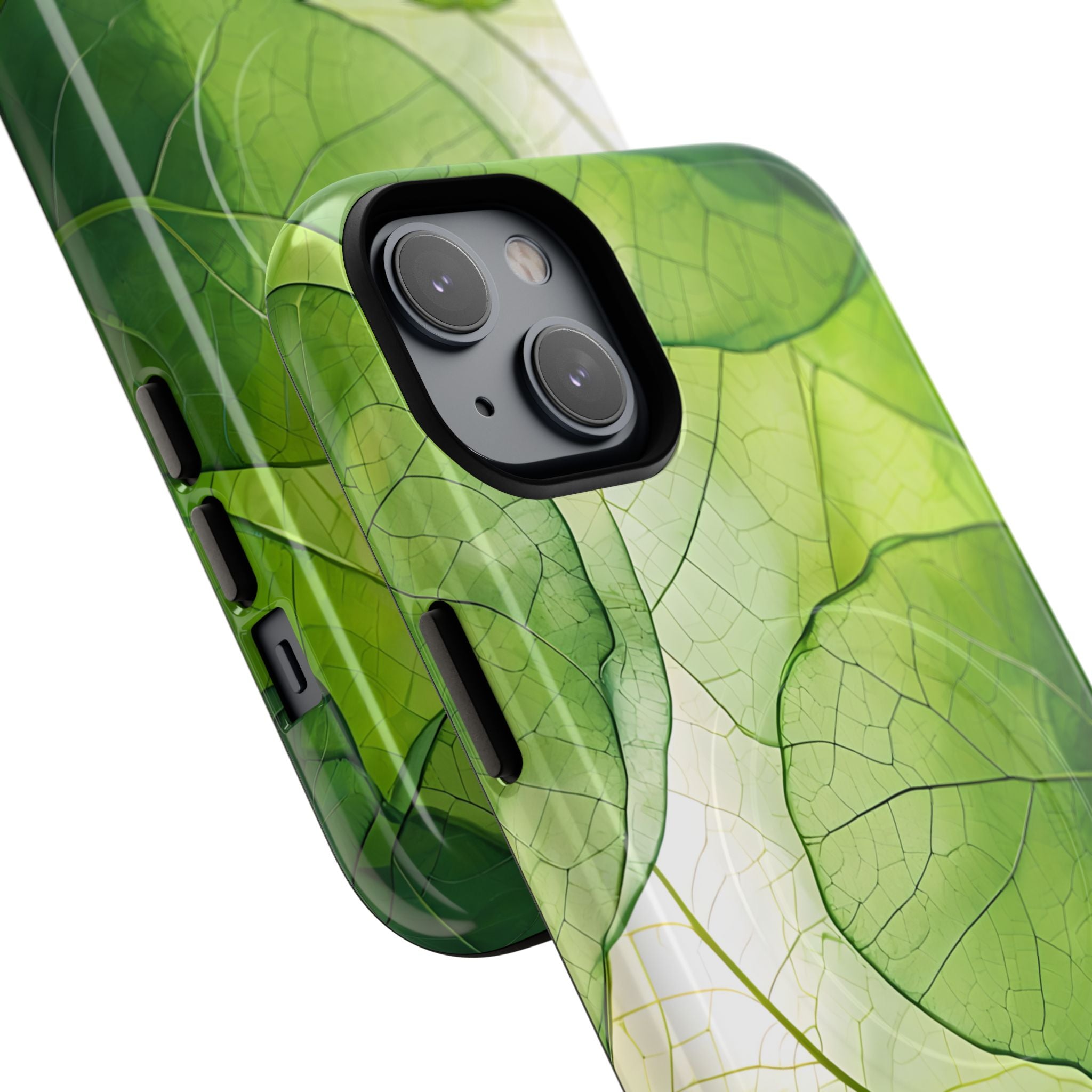 Emerald Leaf Veins · Tough+ Magsafe