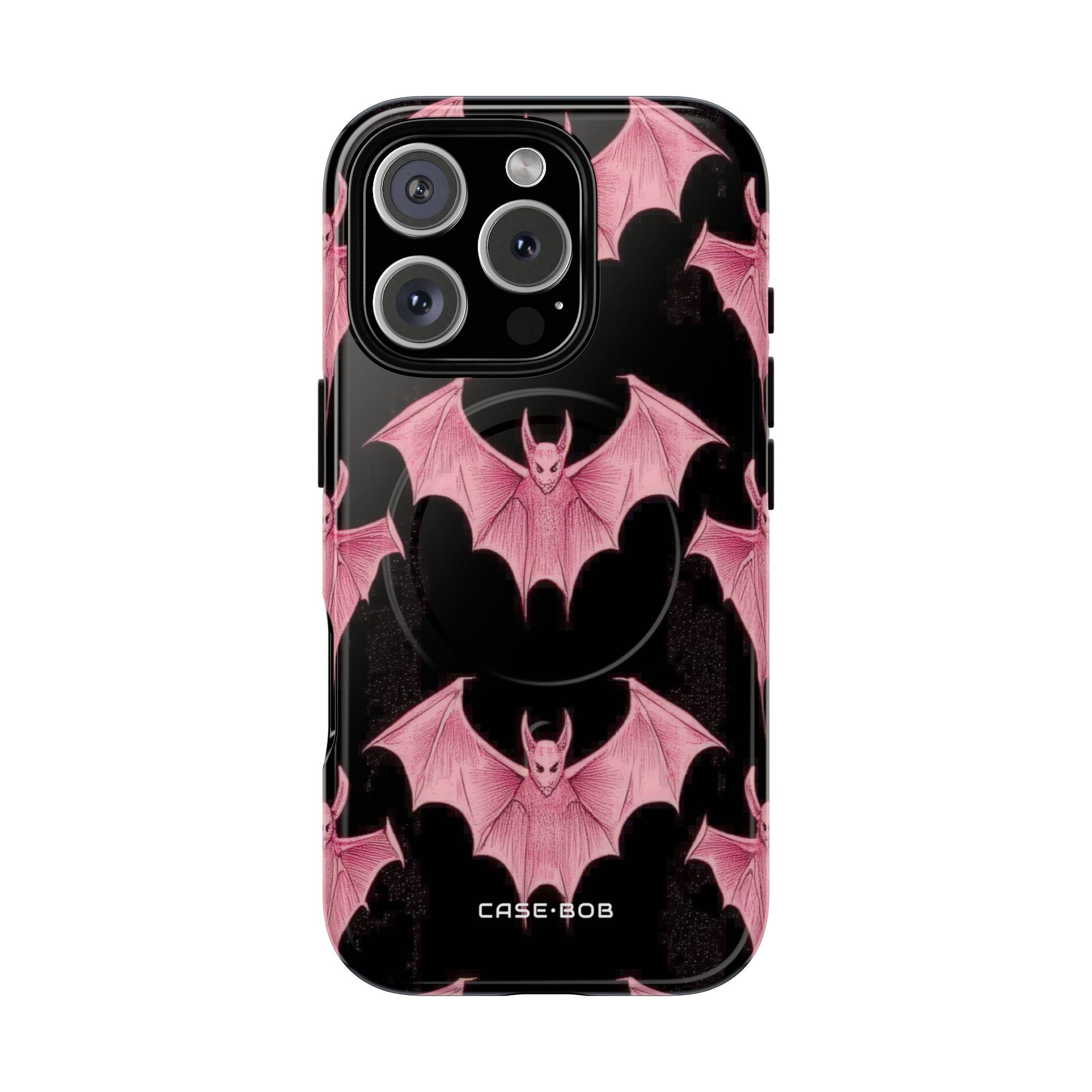 Pink Batwave iPhone 16 Pro Case - Tough+