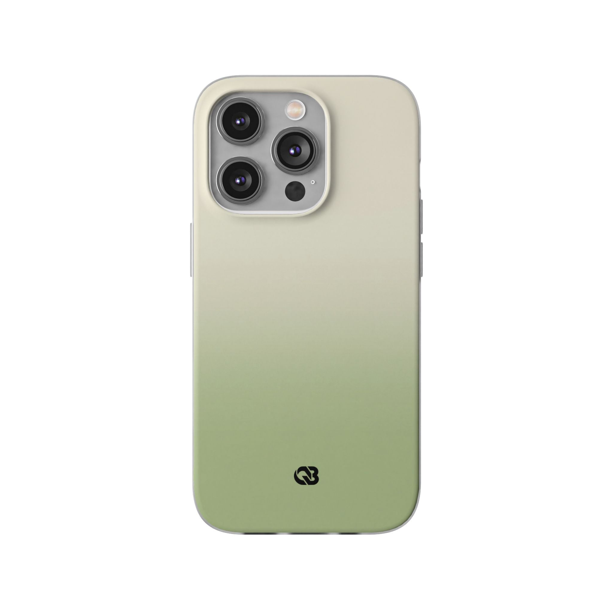 Green Lite Phone Case for iPhone - Bone Sage Fade