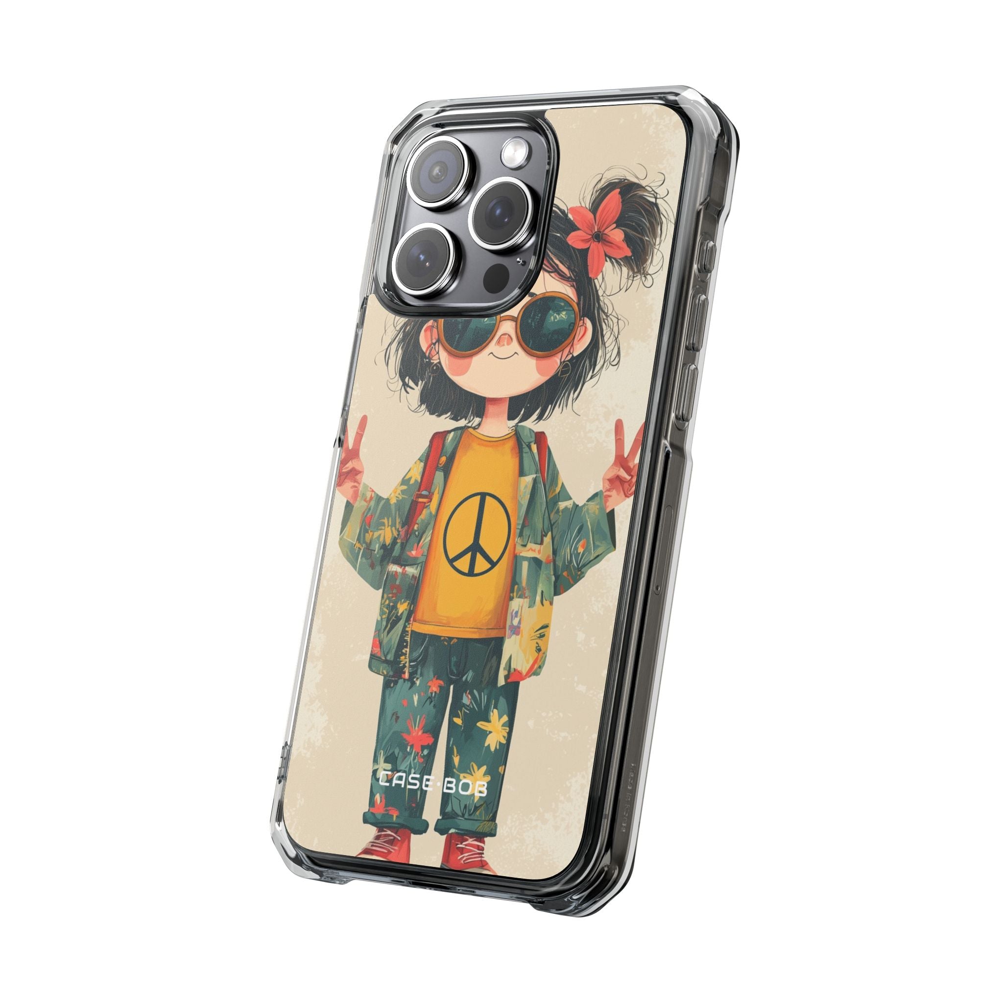 Peace Pigtails iPhone 15 Pro Max Case - Impact