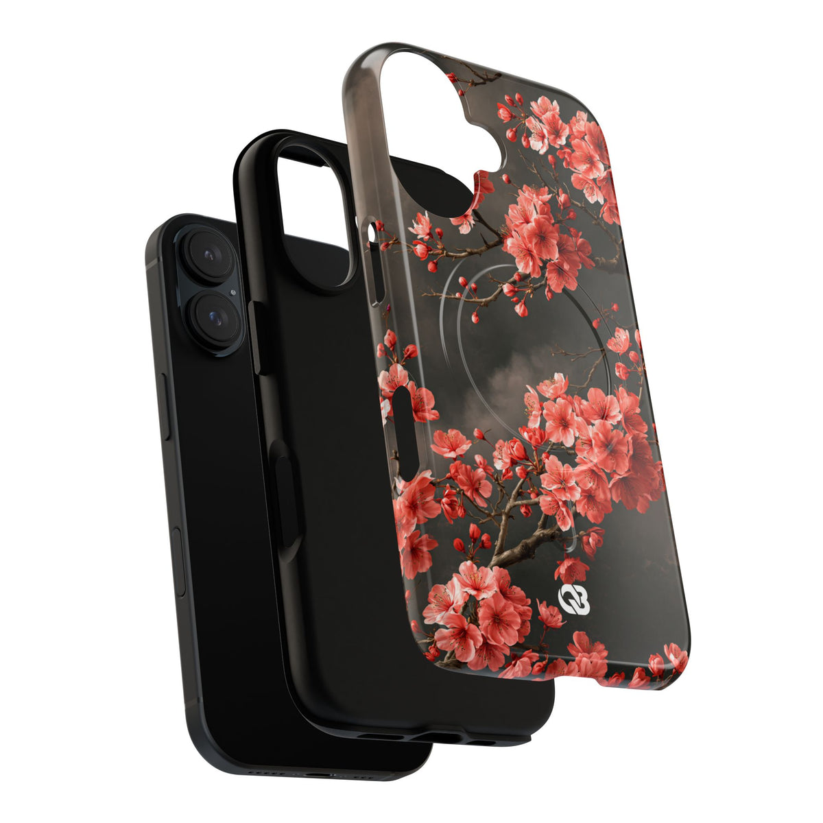 Dark Sakura Nocturne · Tough 2.0 Magnetic Phone Case for iPhone · Black