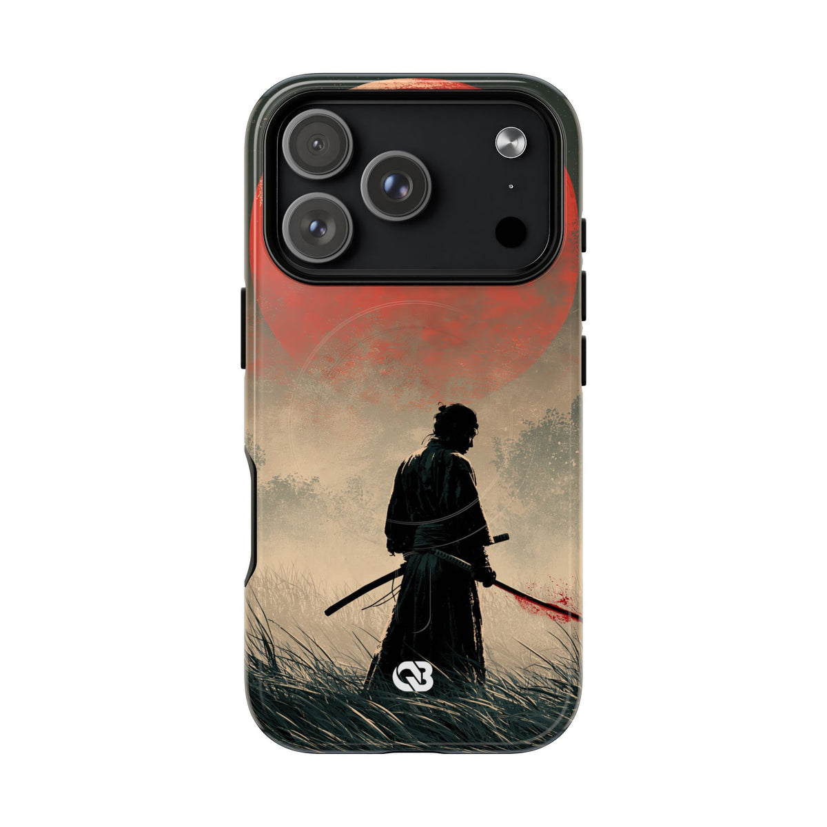 Crimson Moon Ronin · Tough 2.0 Magnetic Phone Case for iPhone · Red
