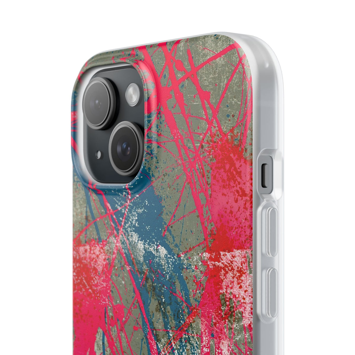 Neon Static Drip · Lite Phone Case for iPhone · Pink