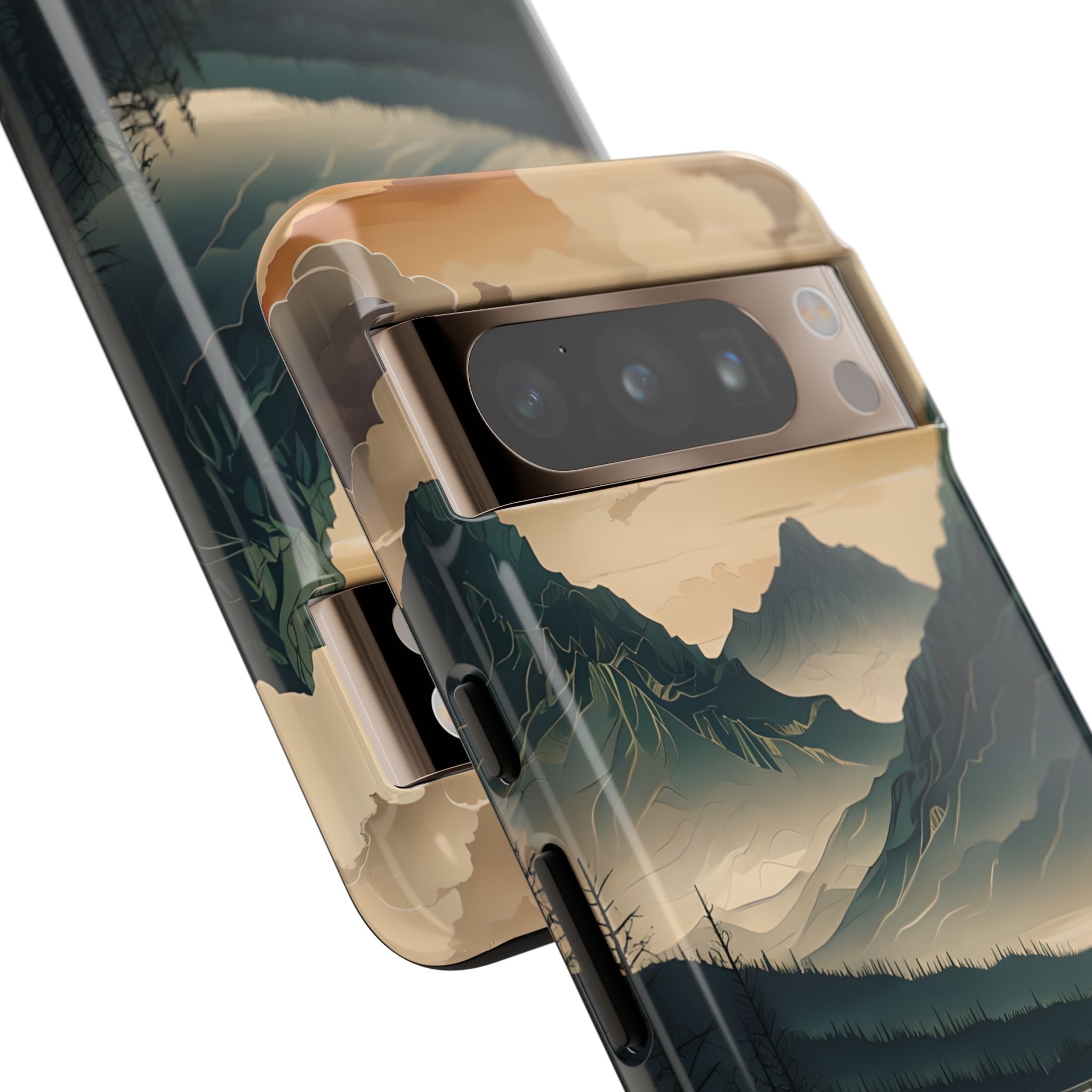 Summit River Dusk · Tough Phone Case for Google Pixel