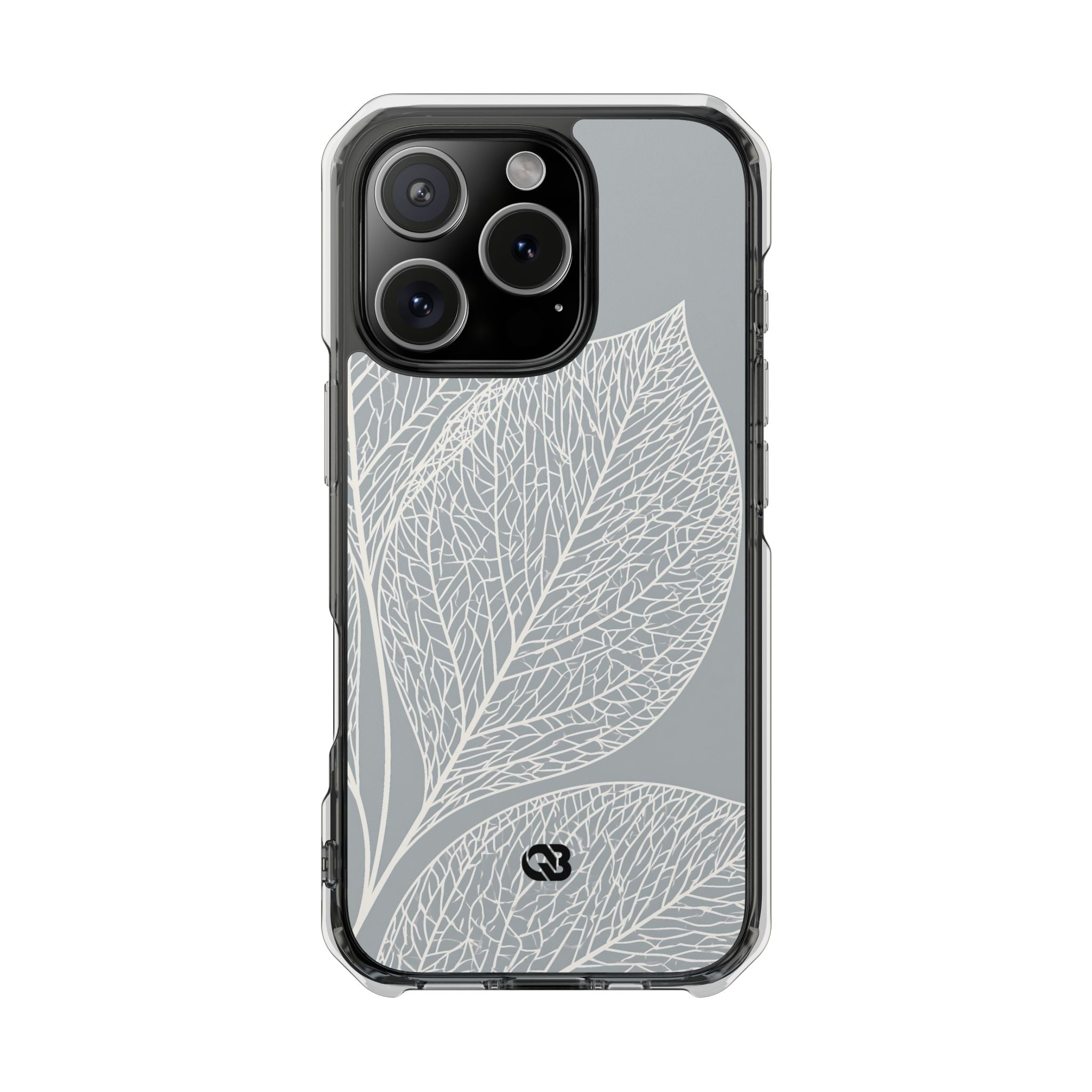 Grey Impact MagSafe Phone Case for iPhone - Frosted Ash Veins