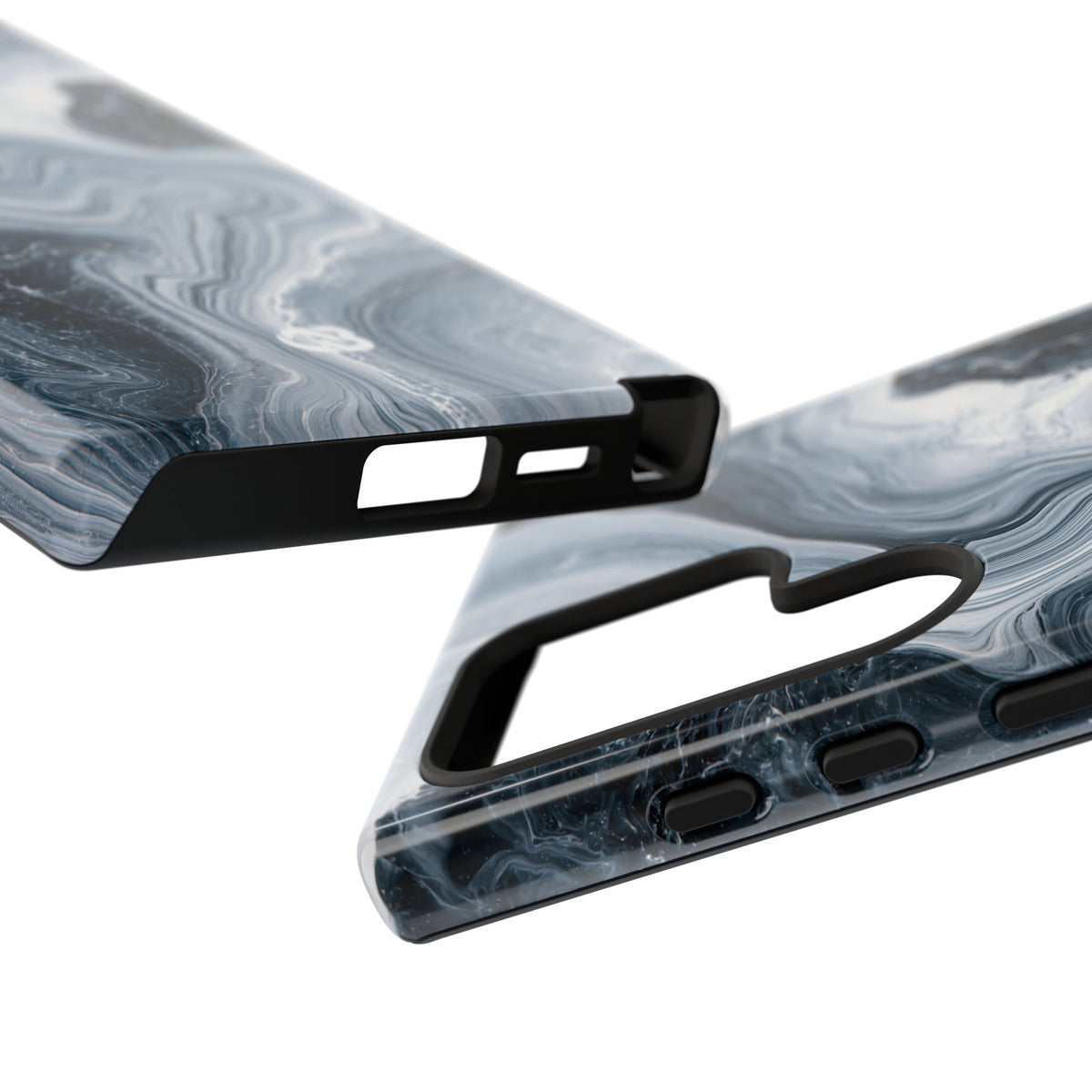 Suminagashi Ink Flow · Tough Phone Case for Samsung · Grey