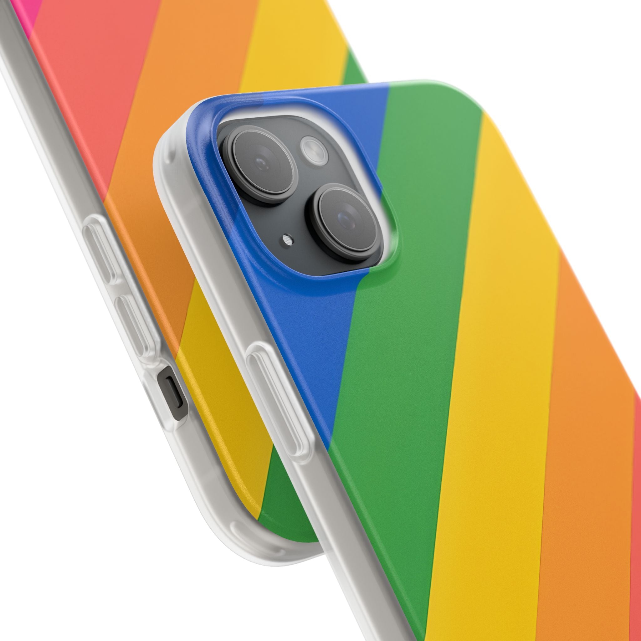 Vibrant Spectrum Slope · Soft Phone Case for iPhone