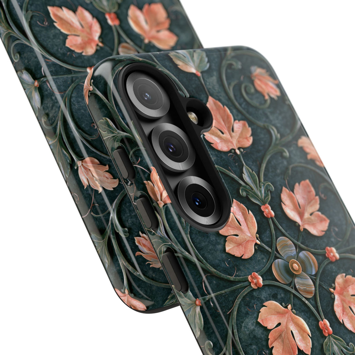 Florentine Rose Arabesque · Tough Phone Case for Samsung · Green