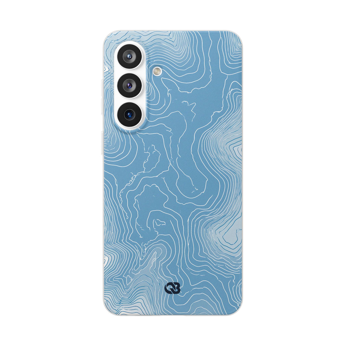 Blue Lite Phone Case for Samsung - Glacial Ridge Topo
