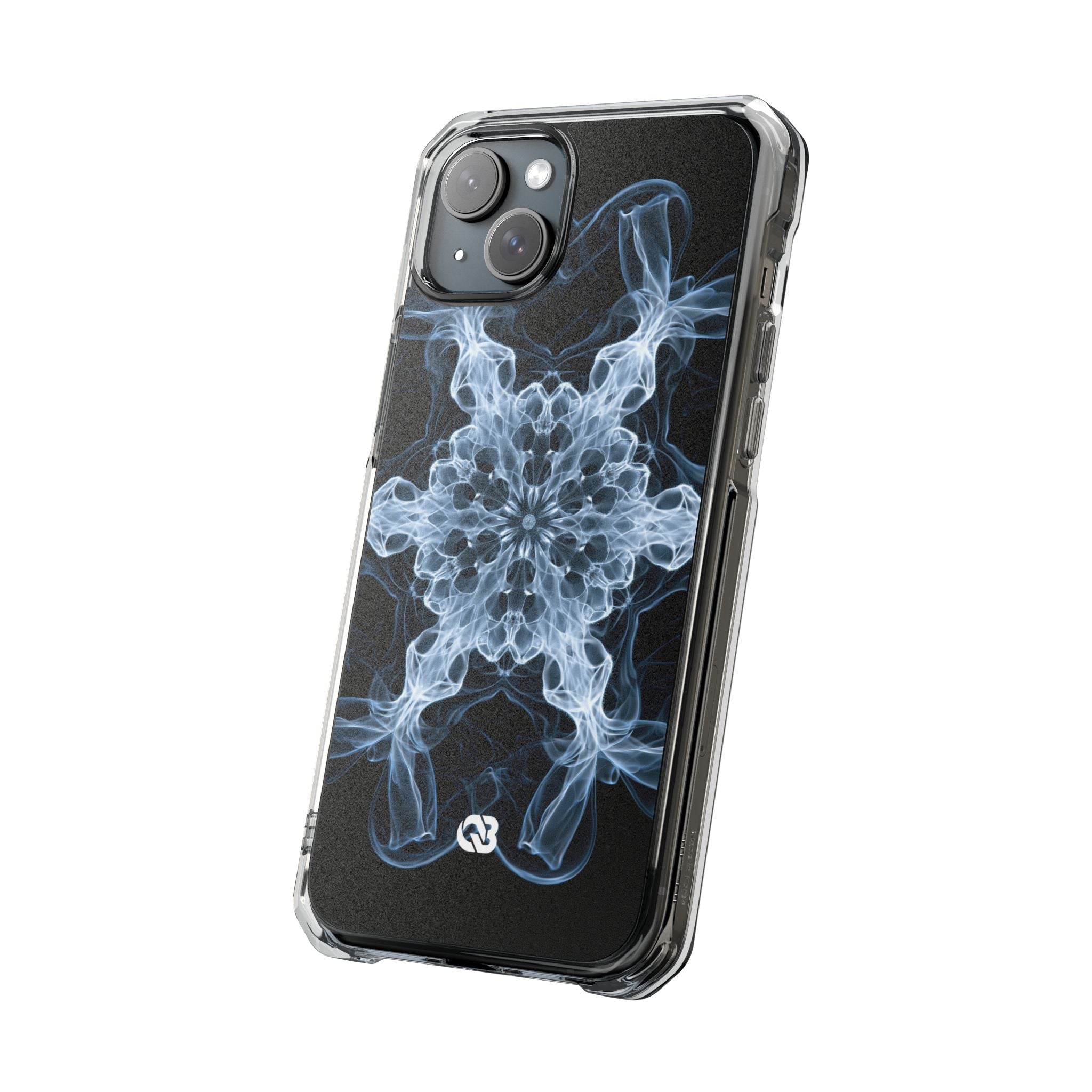 Blue Impact MagSafe Phone Case for iPhone - Glacial Smoke Crown