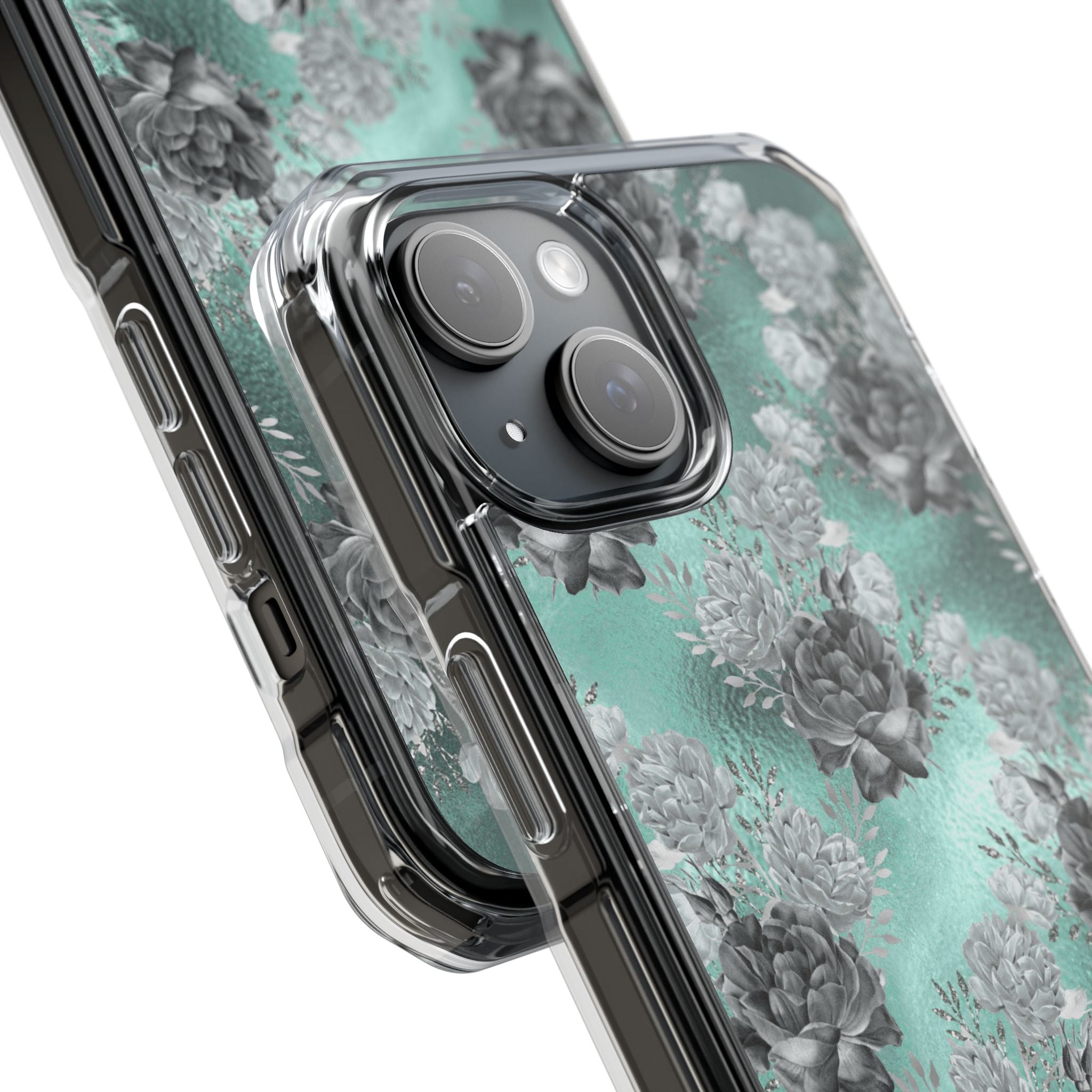 Frost Mint Floral · Impact Magsafe