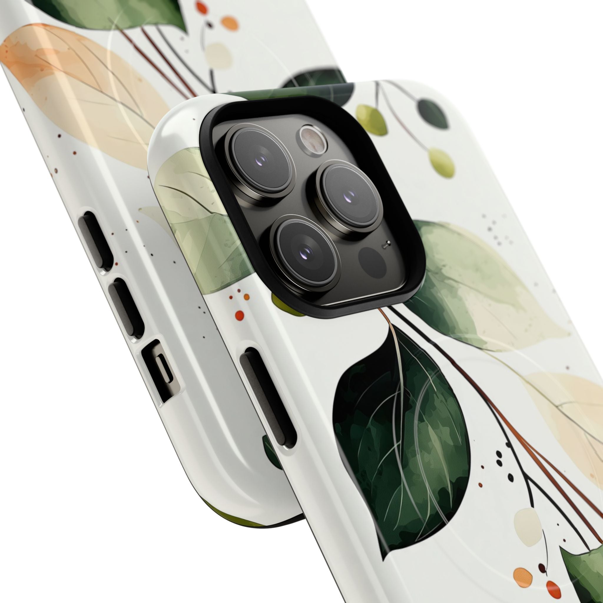 Greenberry Branch iPhone 14 Pro Max - Kova suojakotelo