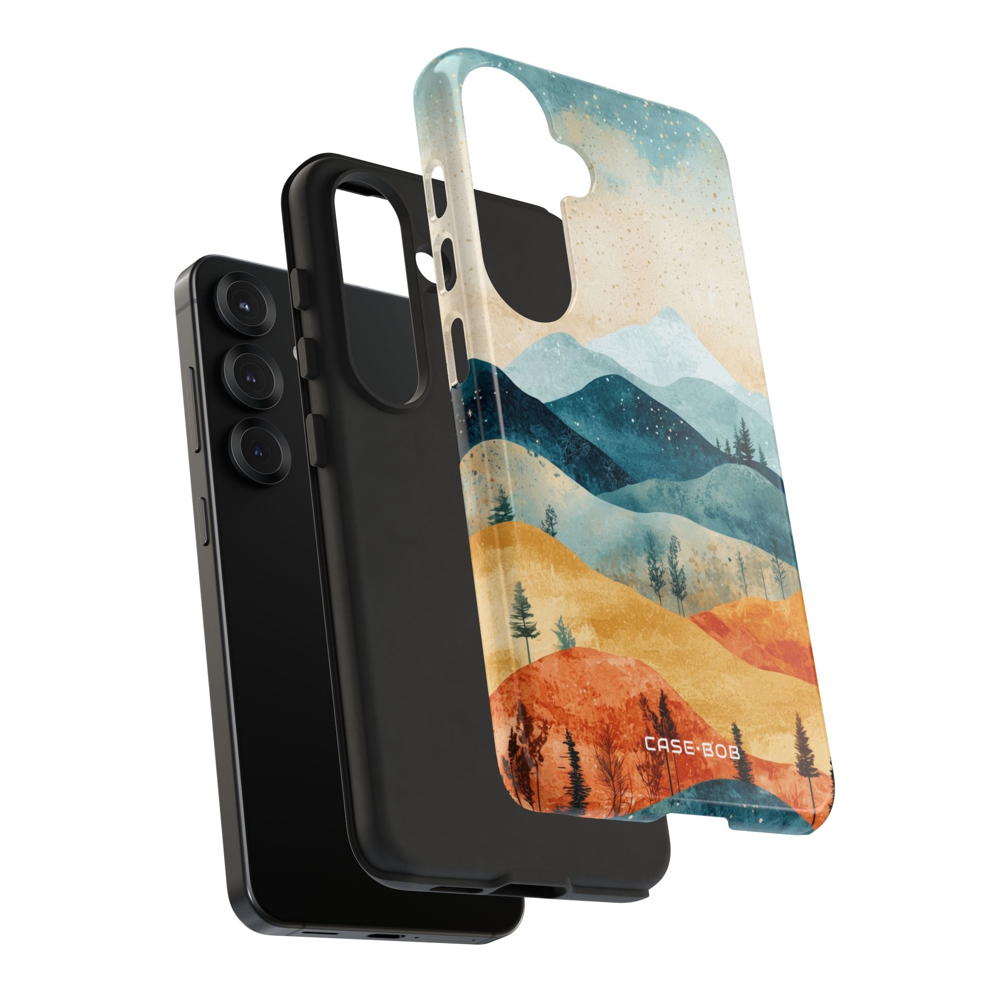 Mondbeschienene Berge Samsung S25 Case - Tough