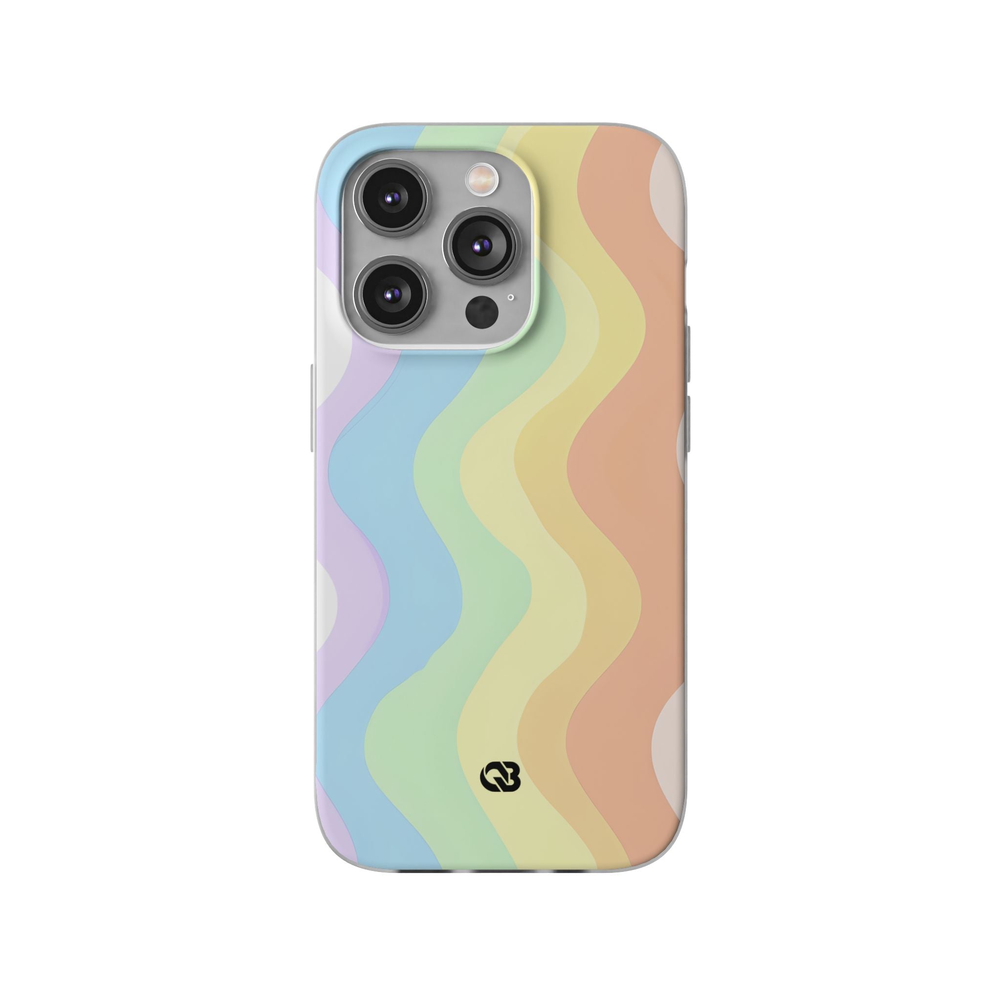 Pastel Ripple Flow · Soft Phone Case for iPhone