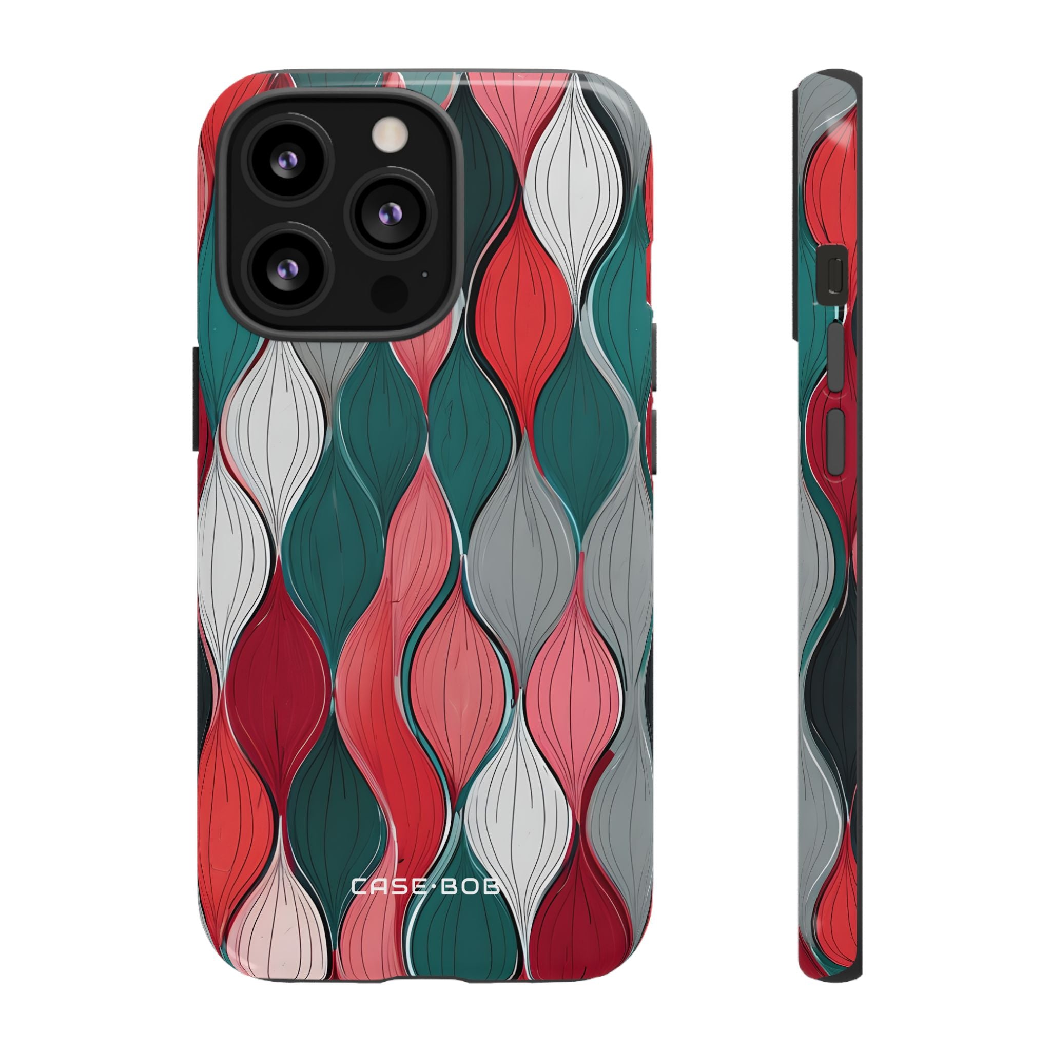 Leaf Cascade Teal iPhone 13 Pro Case - Tough