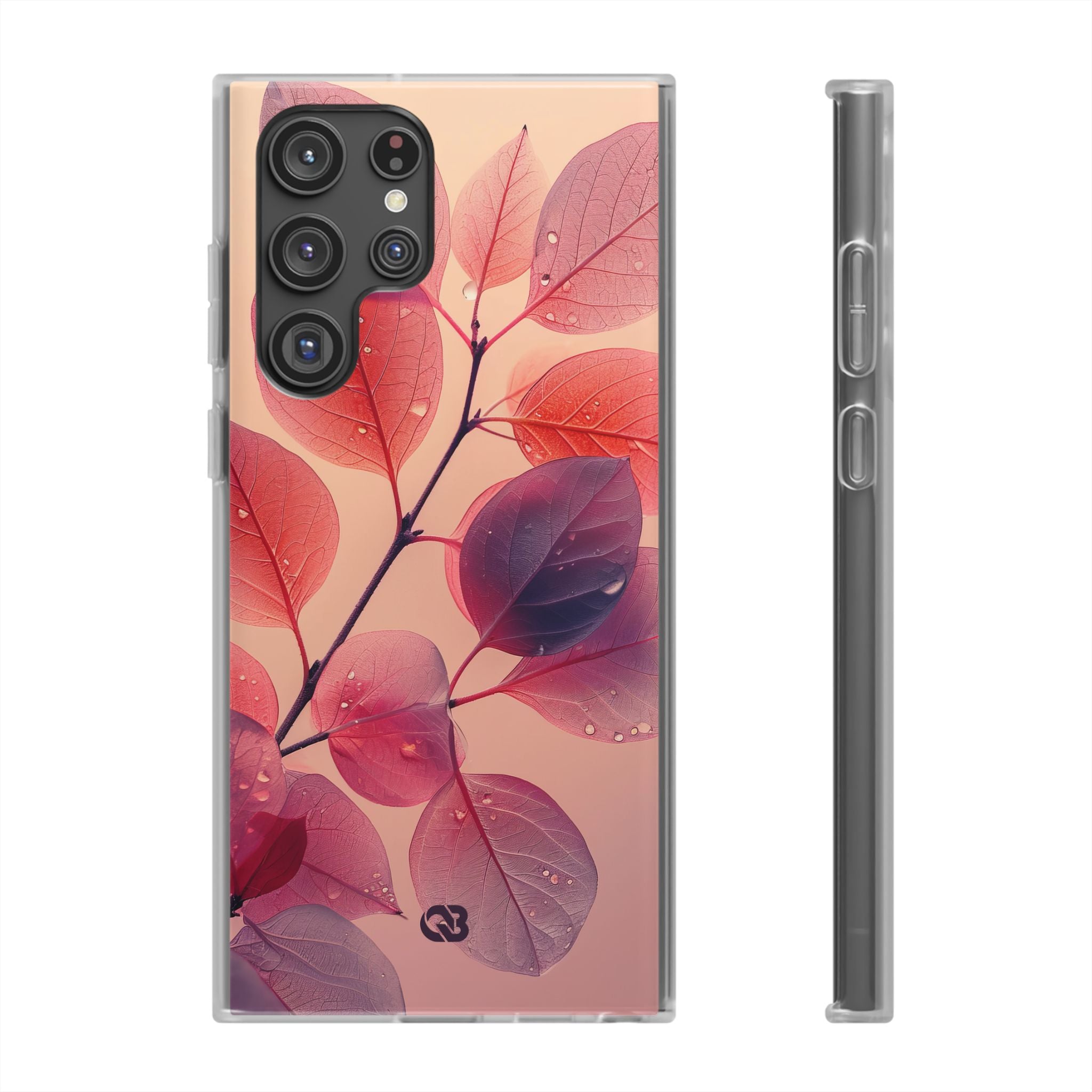 Dewy Magenta Foliage · Soft Phone Case for Samsung