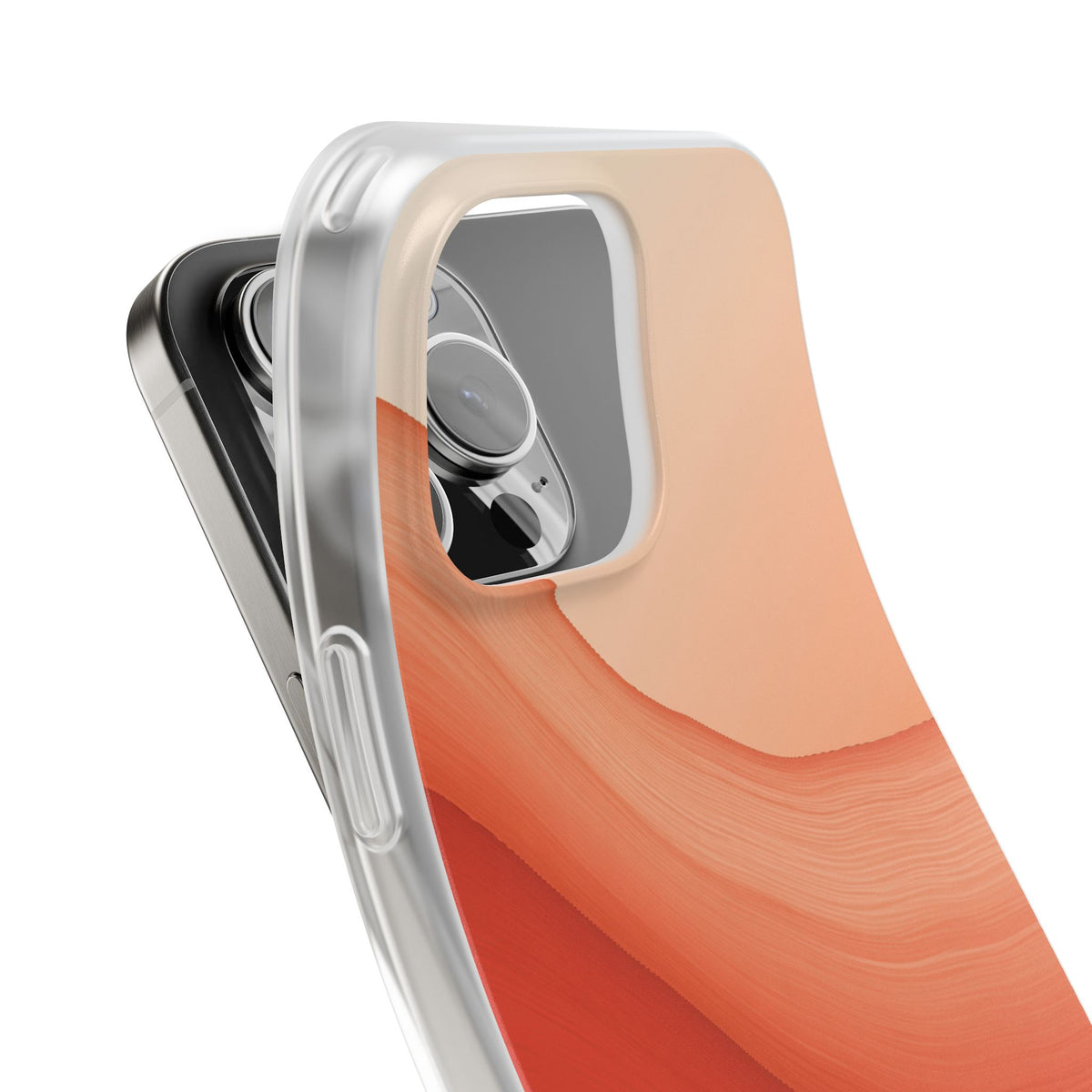 Terracotta Flow · Lite Phone Case for iPhone · Orange