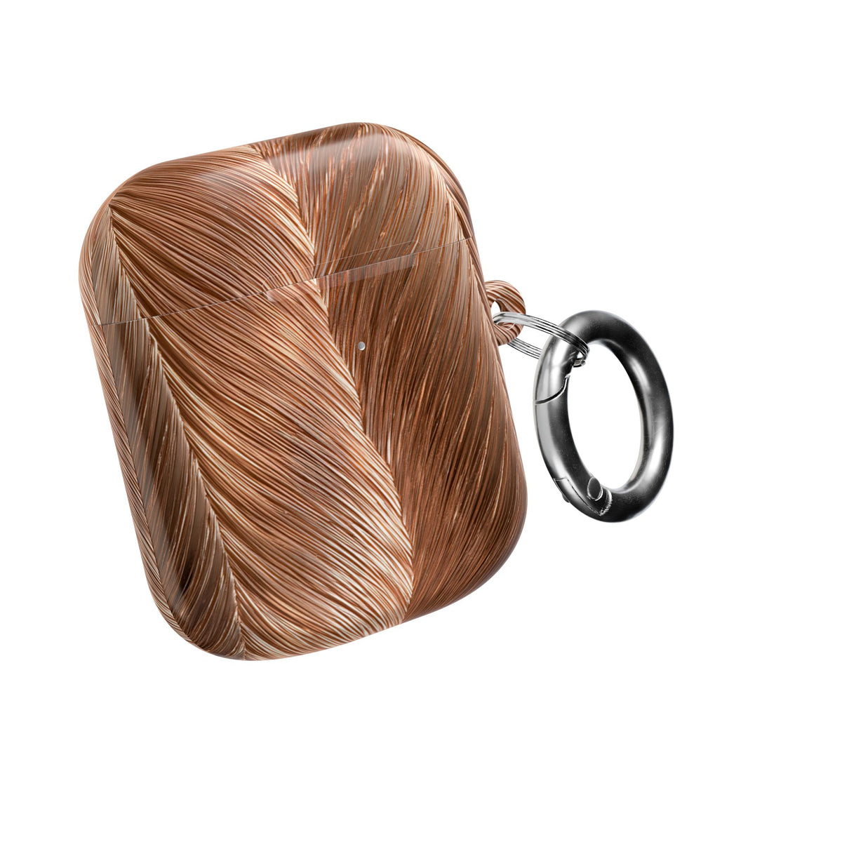Rose Gold Weave · Hard Case for AirPods & AirPods Pro · Brown