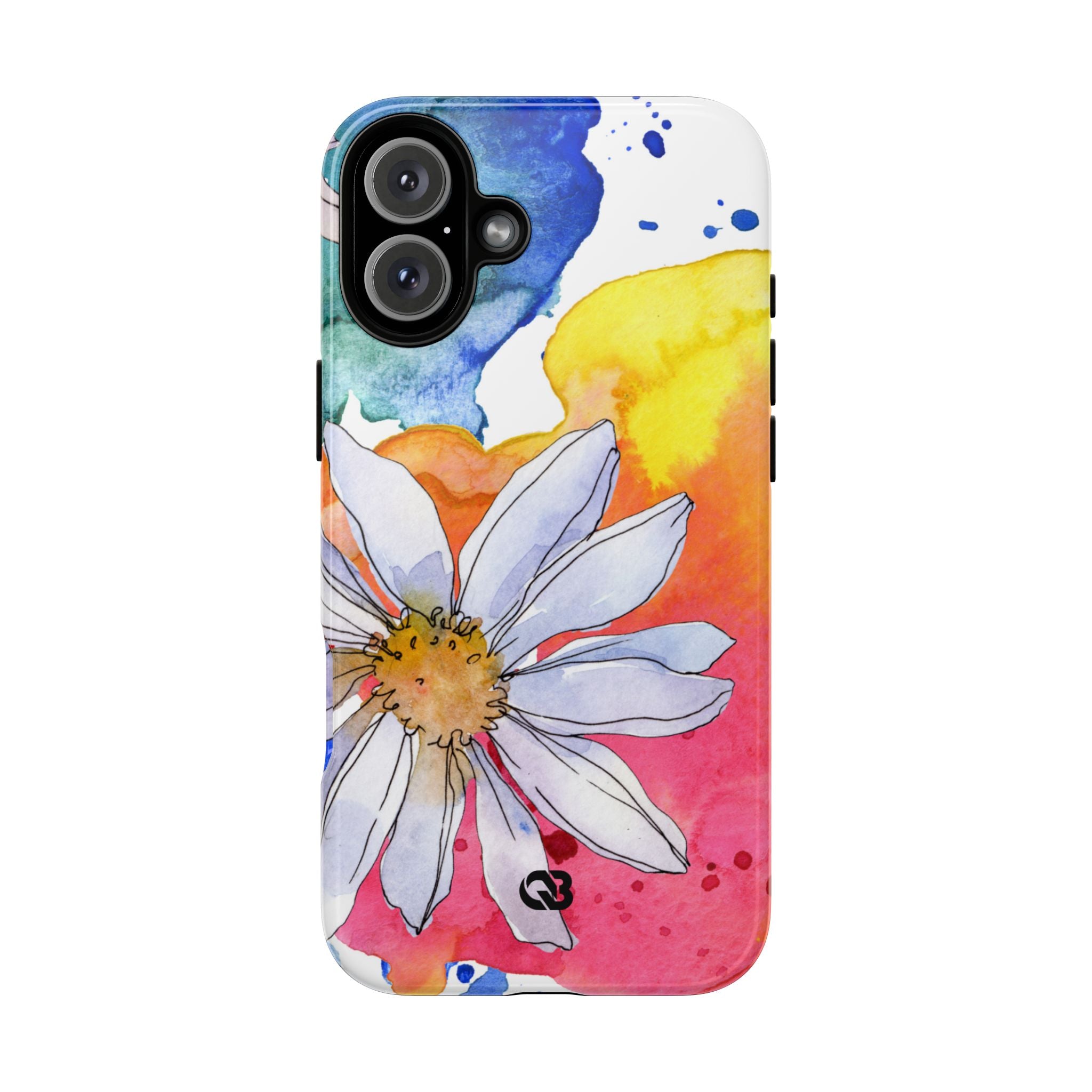 Vivid Bloom Splatter · Tough Handyhülle für iPhone