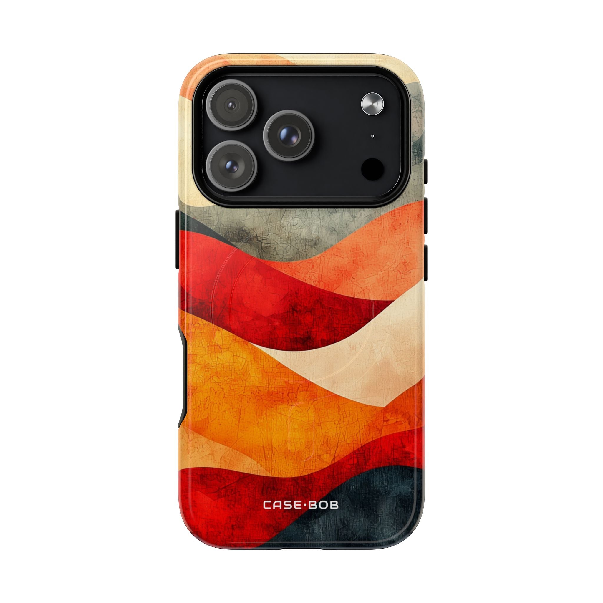 Cracked Wave Sunset iPhone 17 Pro Case - Tough+ - CASE•BOB