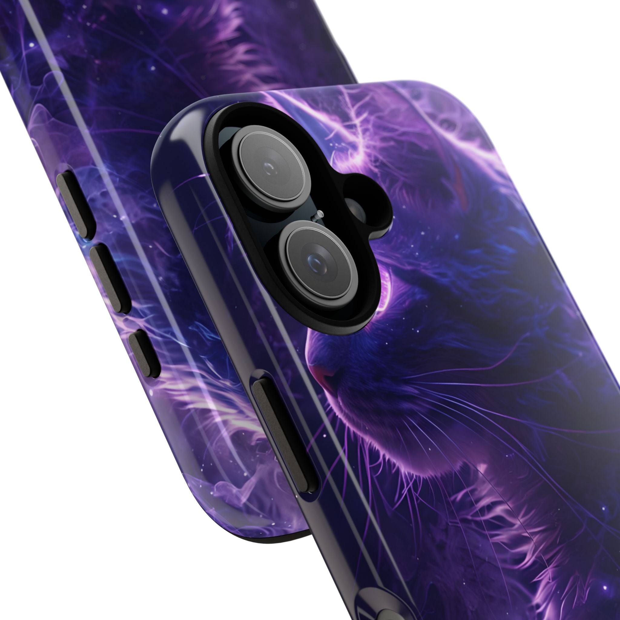 Purple Void Feline · Tough Custodia per iPhone