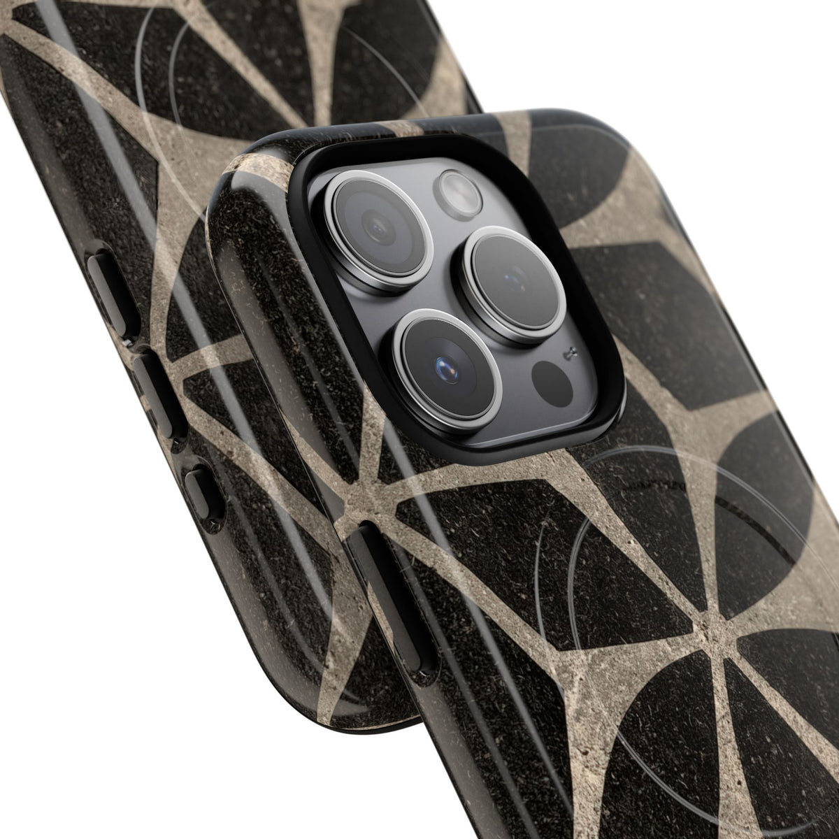 Concrete Mosaic Star · Tough 2.0 Magnetic Phone Case for iPhone · Black