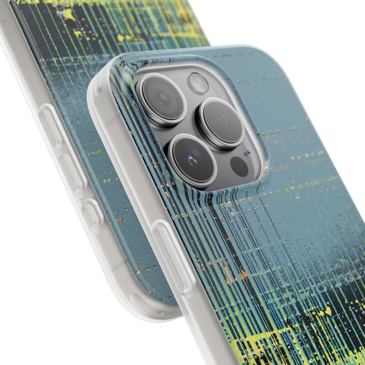 Acid Raster Circuit · Lite Phone Case for iPhone · Teal