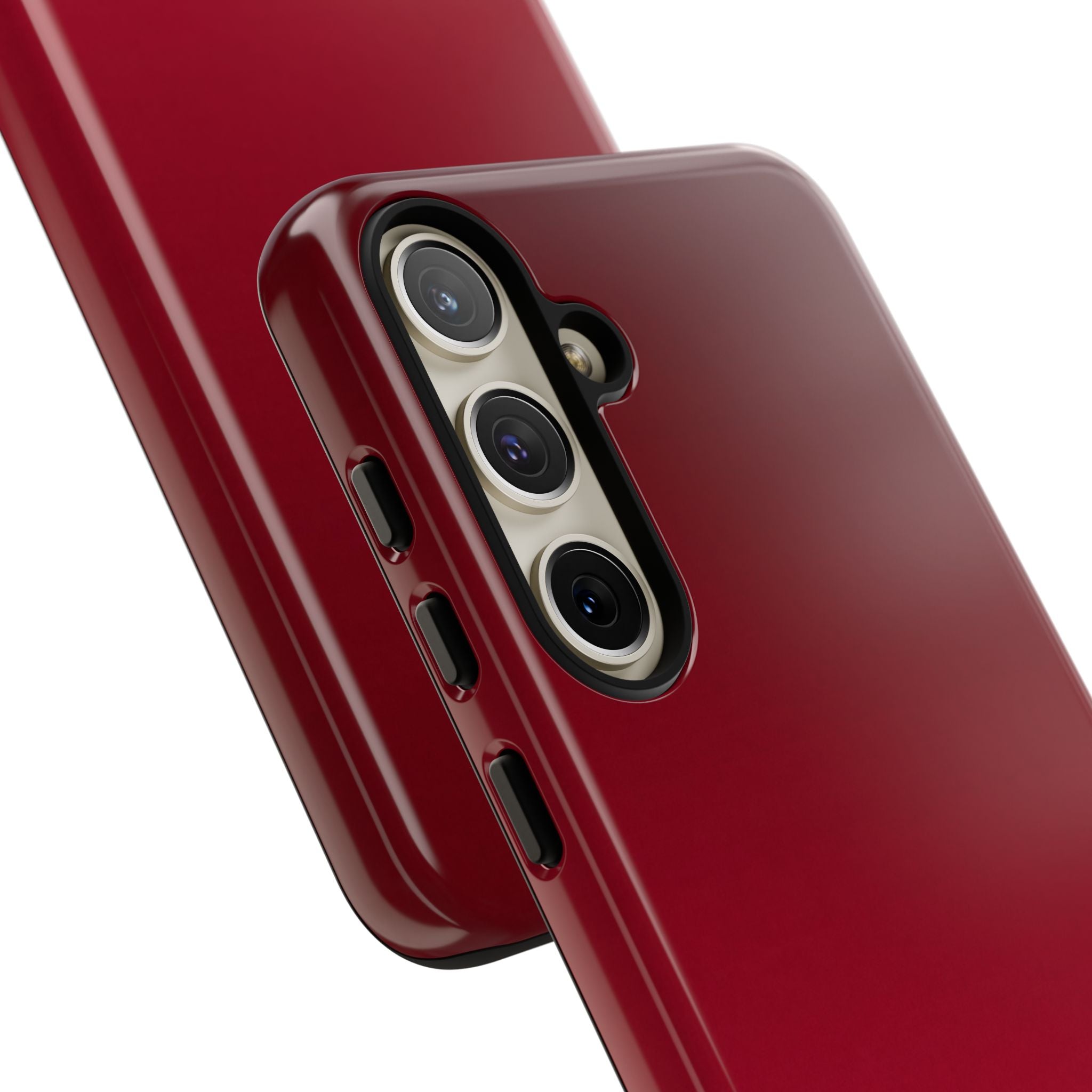 Red Tough Phone Case for Samsung - Crimson Velvet Fade