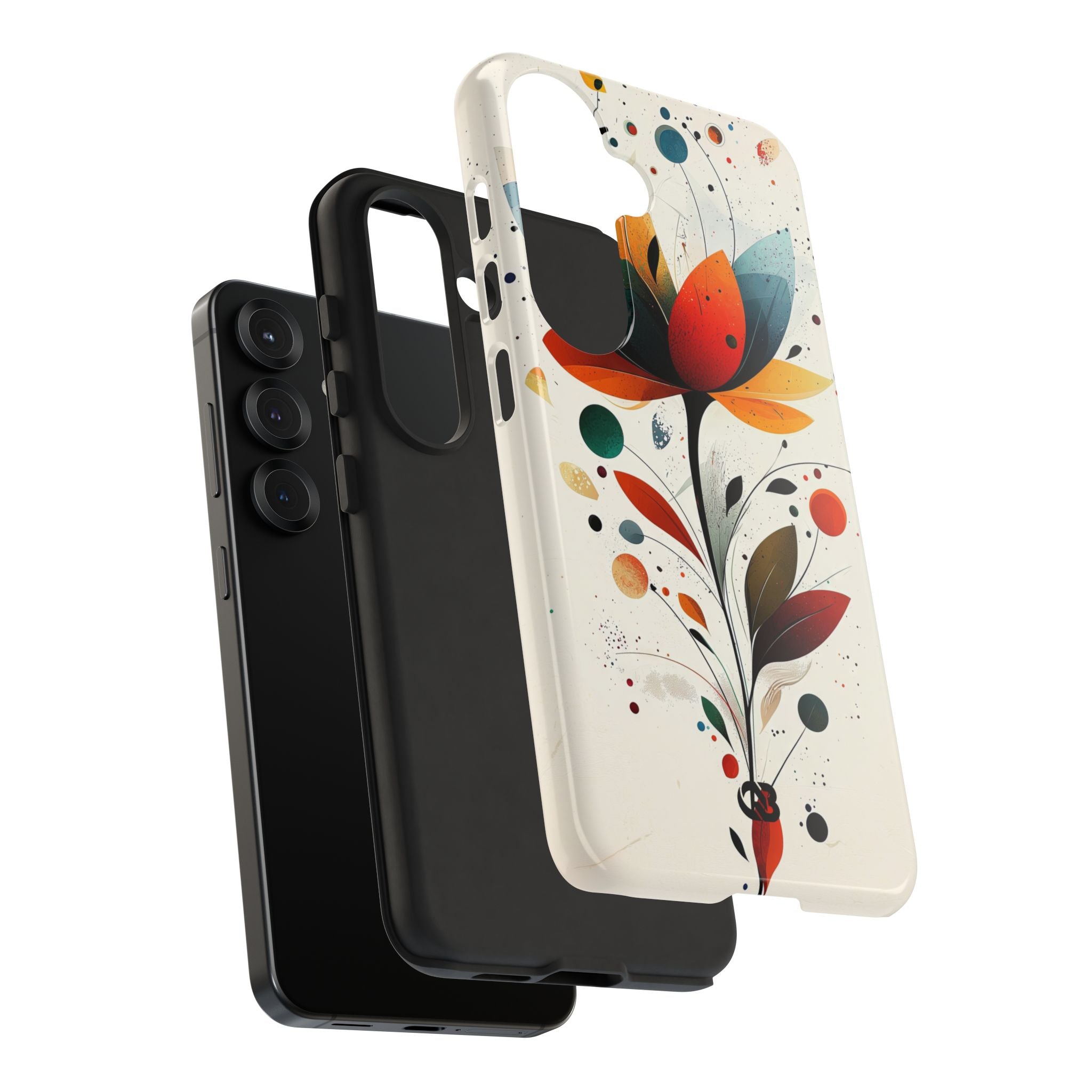 Burnt Petal Abstract · Tough Hoesje voor Samsung