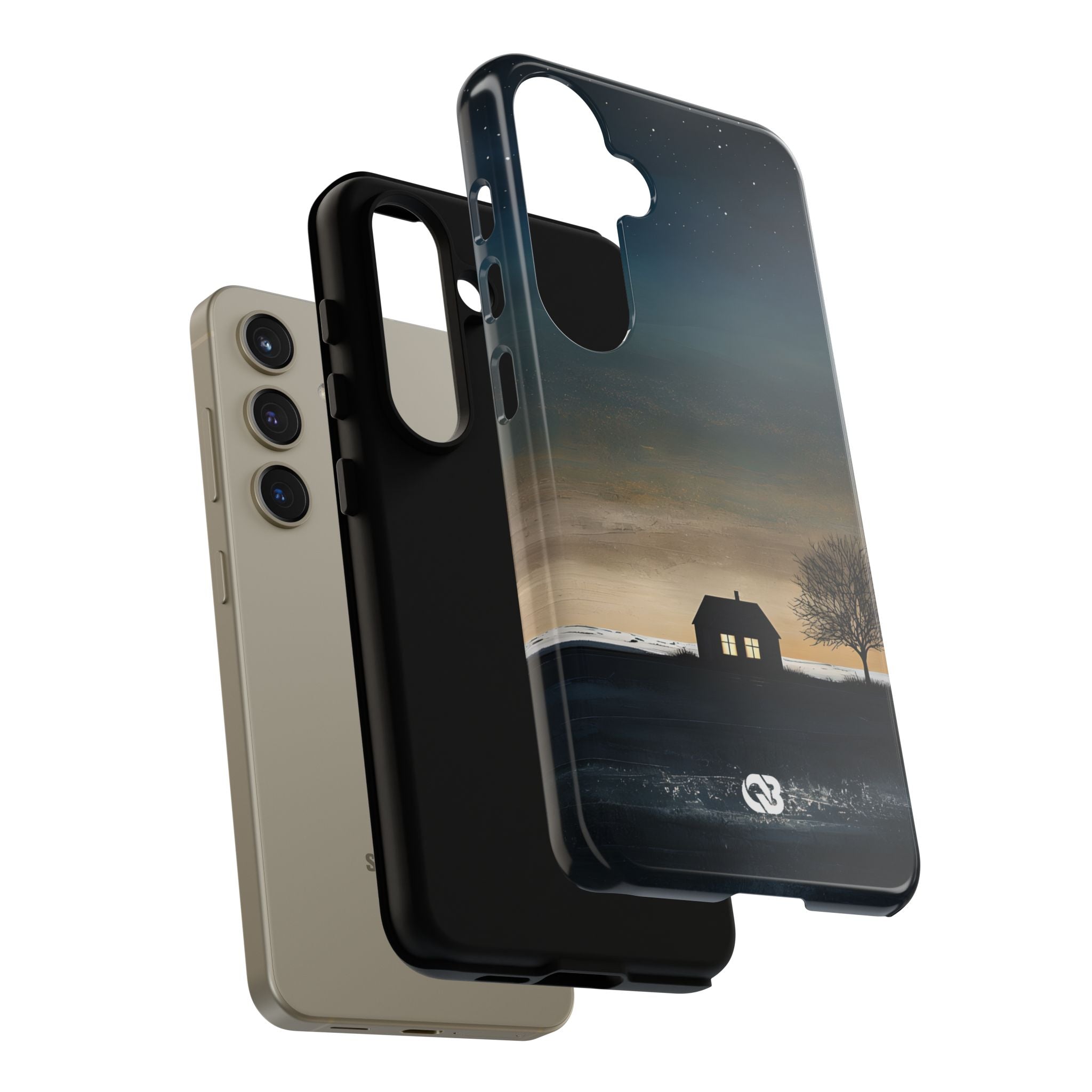 Midnight Cabin Glow · Tough Handyhülle für Samsung