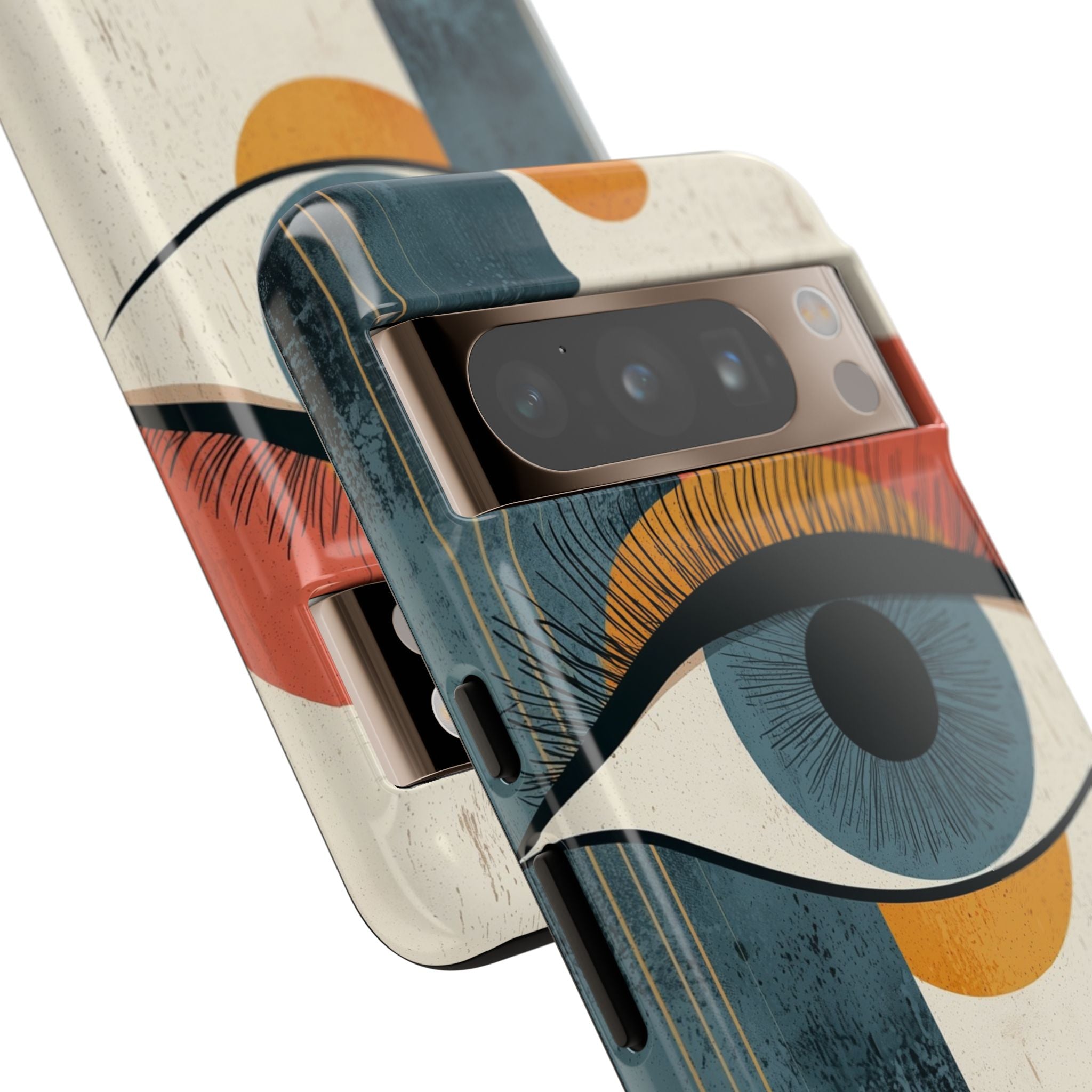 Distressed Azure Ocular · Tough Phone Case for Google Pixel