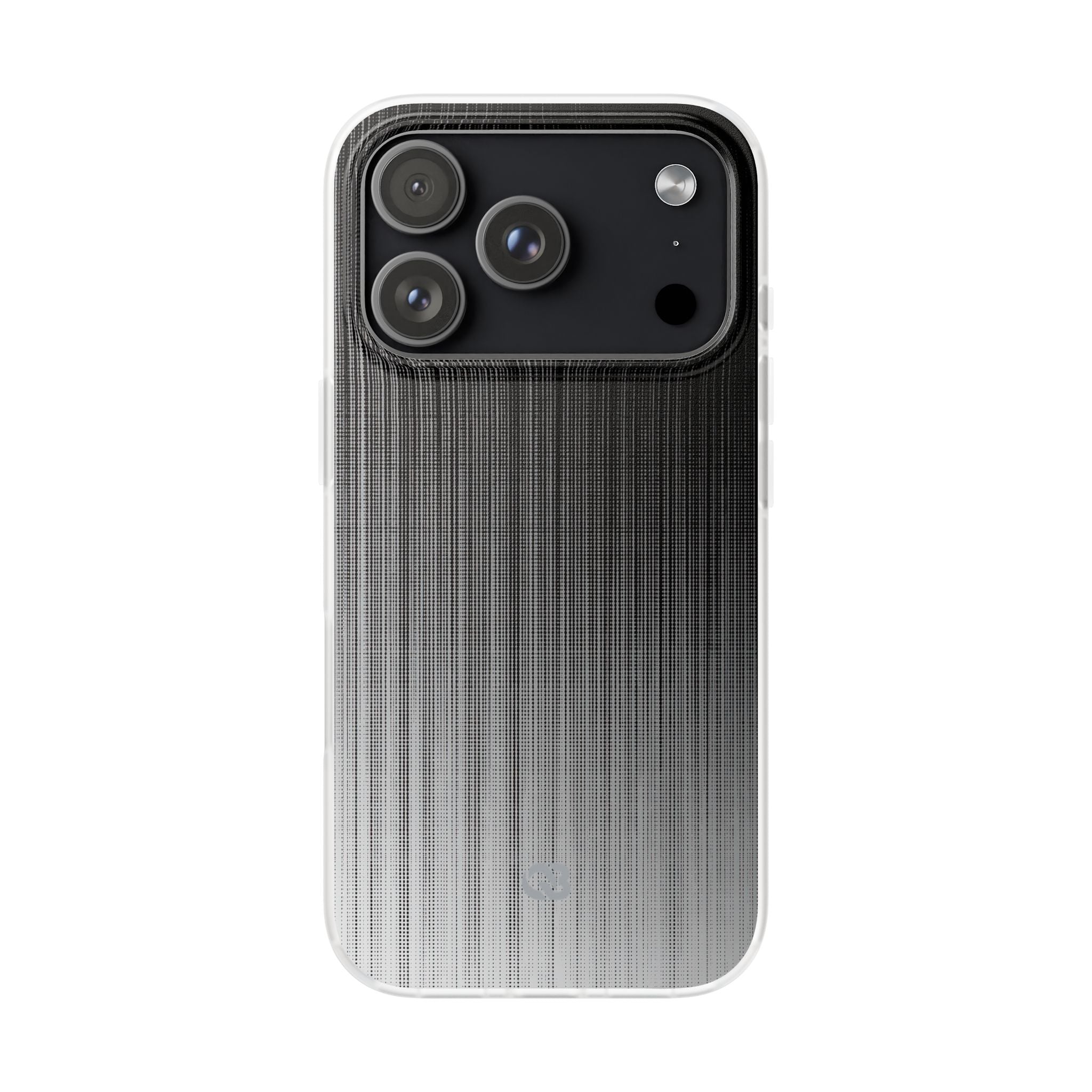 Grey Lite Phone Case for iPhone - Static Vertical Dither