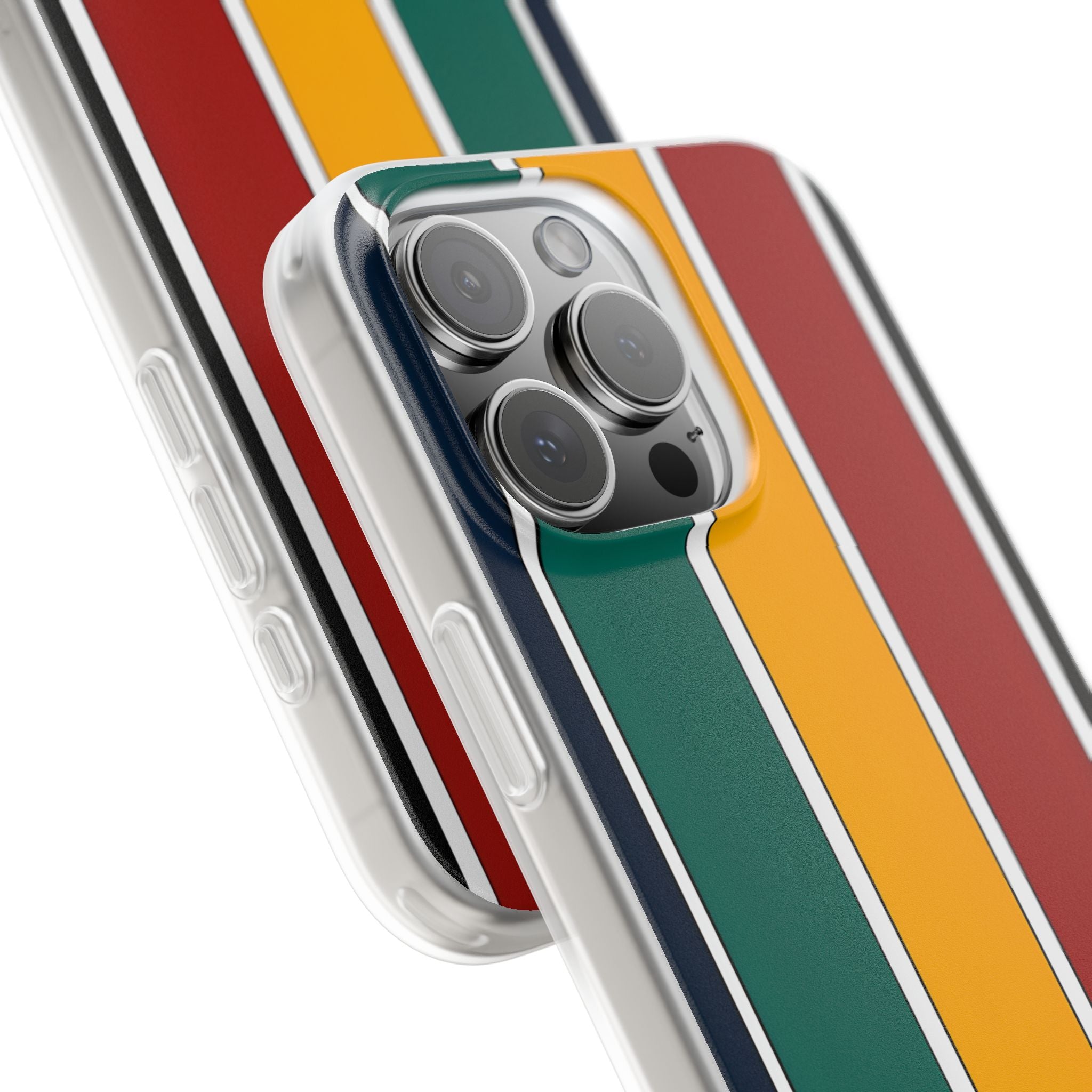 Retro Racing Bars · Soft Phone Case for iPhone