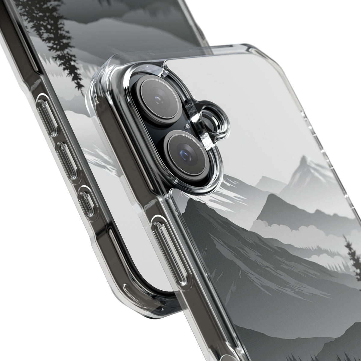 Grey Impact MagSafe Phone Case for iPhone - Granite Ridge Mist